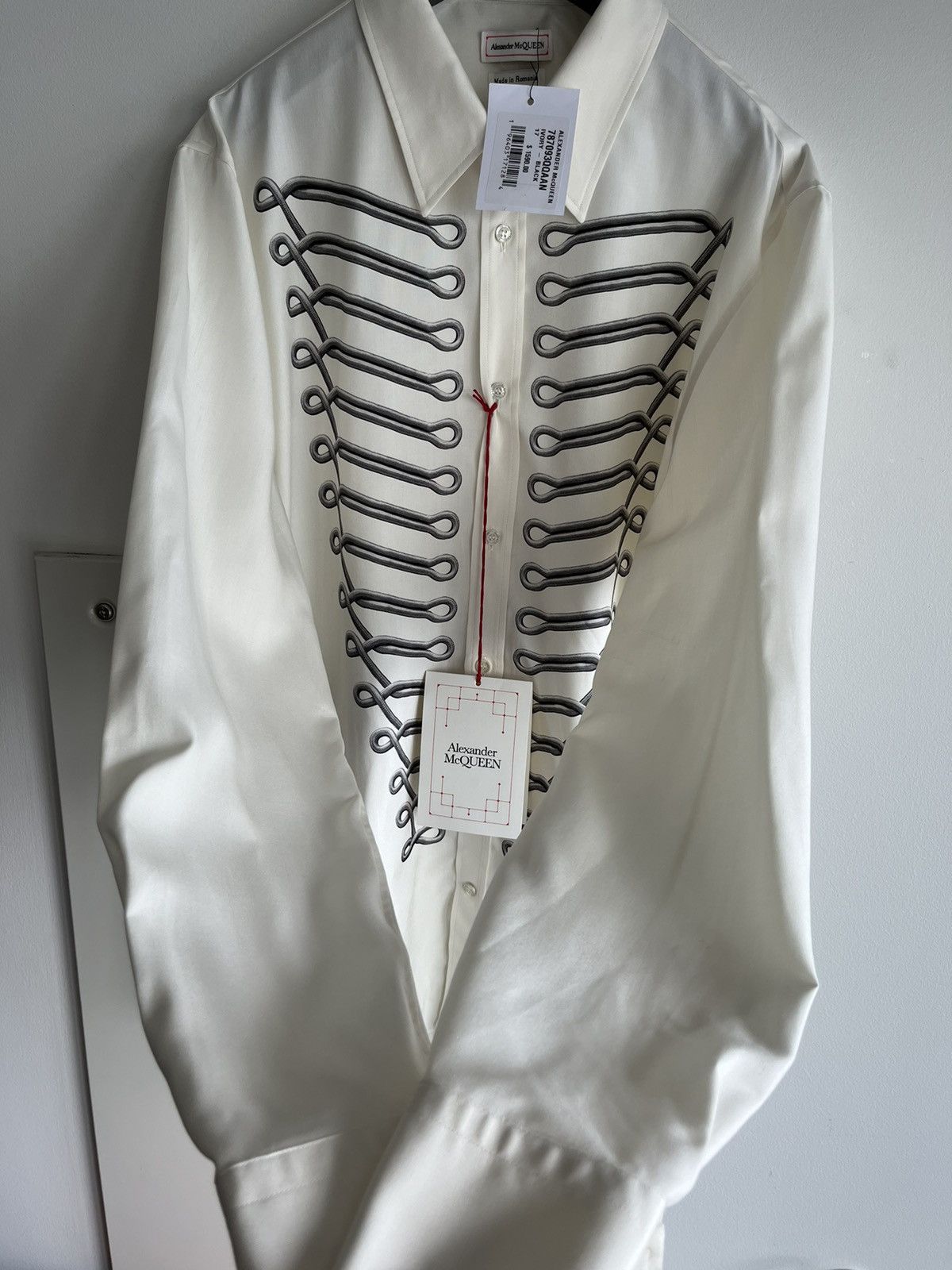 Rare $1,800 Alexander McQueen Super Runway Celebrity Shirt
