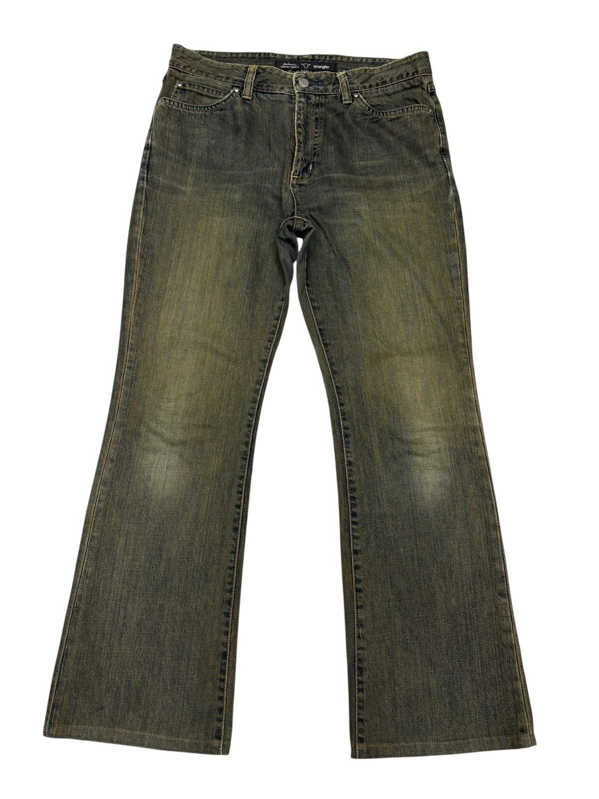 Kapital Flare Jeans Earthy Mud Wash Wrangler Rusty Denim Jeans Size US 32 / EU 48 - 7 Thumbnail