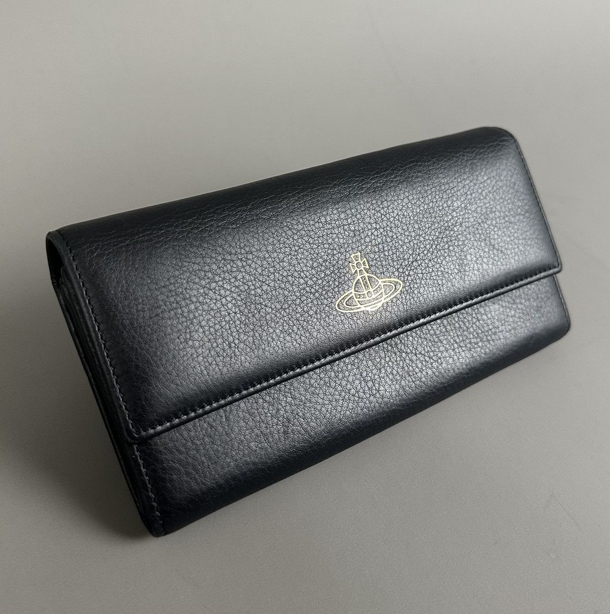 Vivienne Westwood Vivienne Westwood - Orb Logo Leather Spencer Long Wallet Size ONE SIZE - 4 Thumbnail