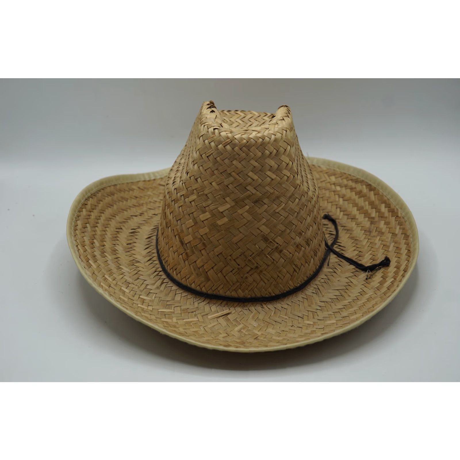 Vintage VINTAGE Classic Straw Cowboy Hat Western Costume Accessory Sun Protection Size ONE SIZE - 2 Thumbnail