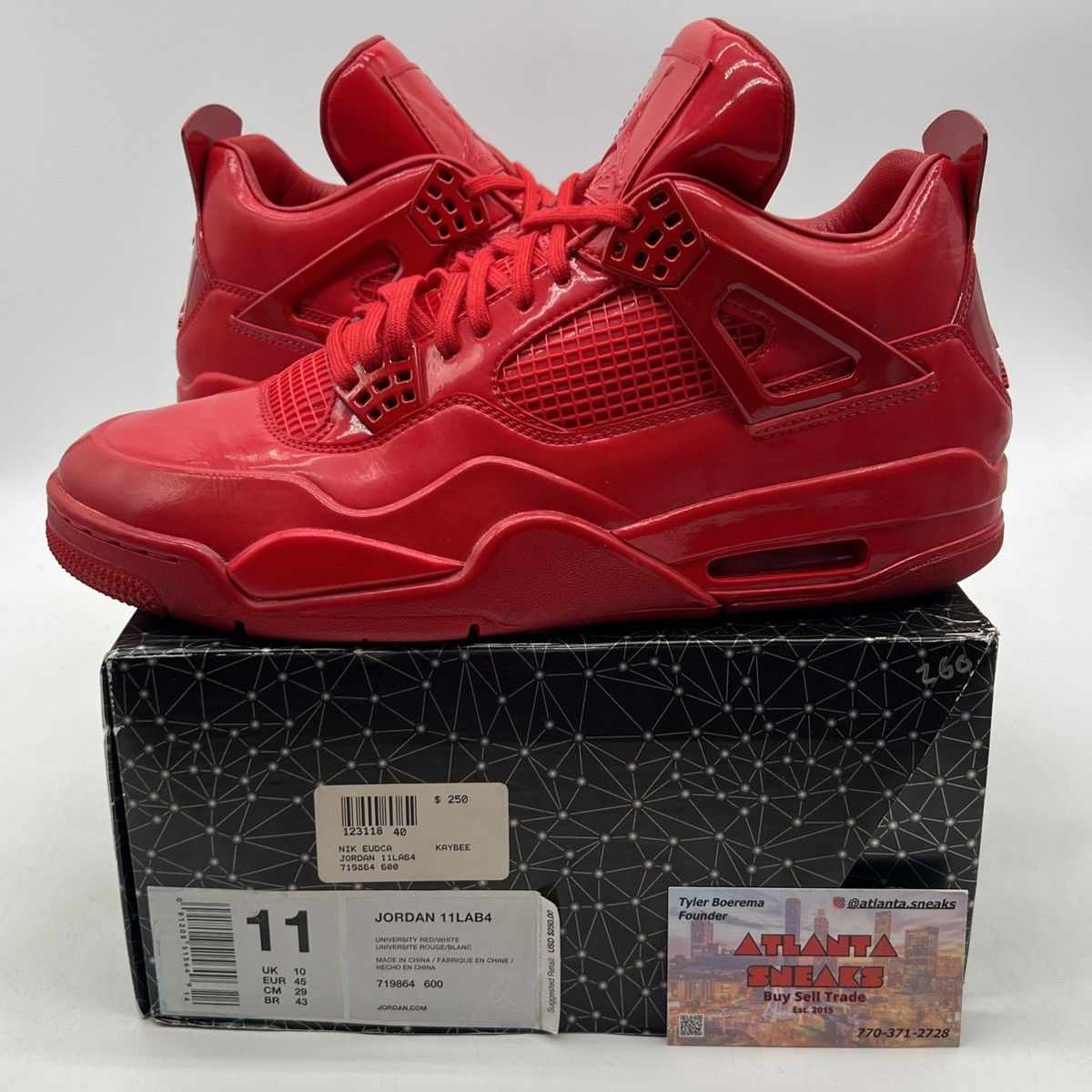 Jordan Brand Air Jordan 4 11lab4 Red Grailed