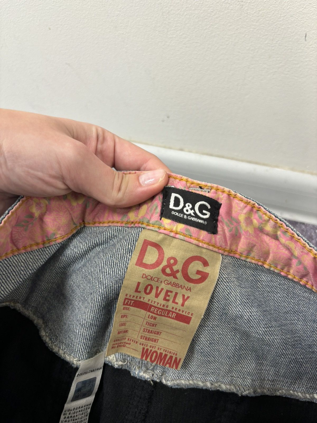 Dolce & Gabbana Vintage Dolce & Gabbana Lovely Women’s Black Corduroy Jeans Size 27" / US 4 / IT 40 - 12 Thumbnail