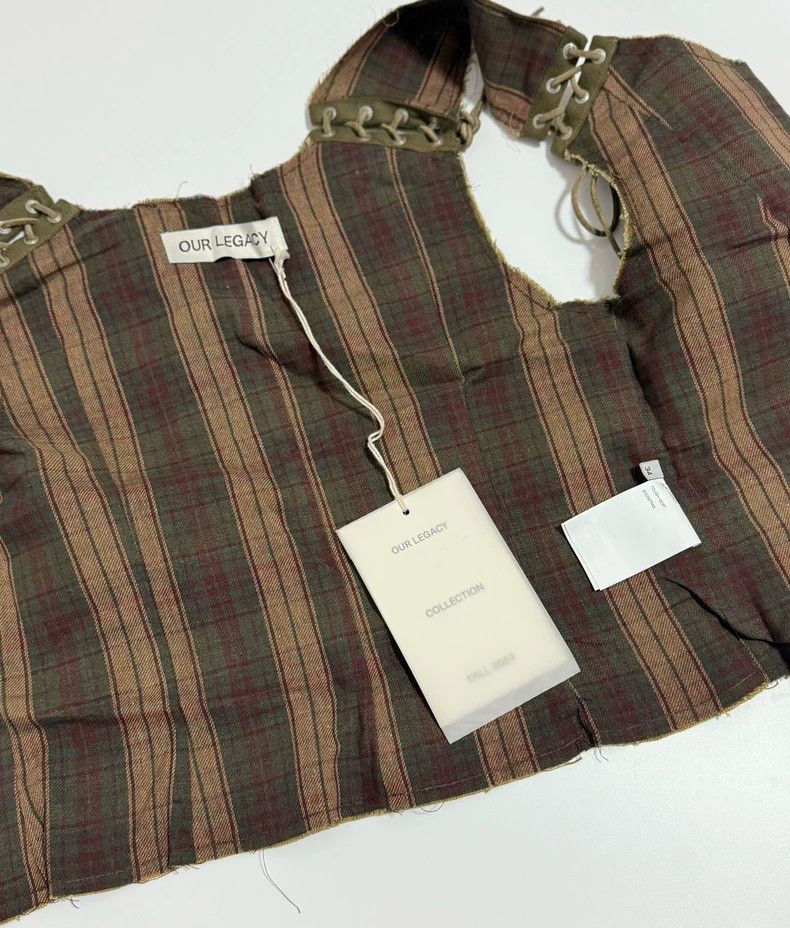 Our Legacy Our Legacy size34 Tie a ragged vest vest Size US XXS / EU 40 - 3 Thumbnail
