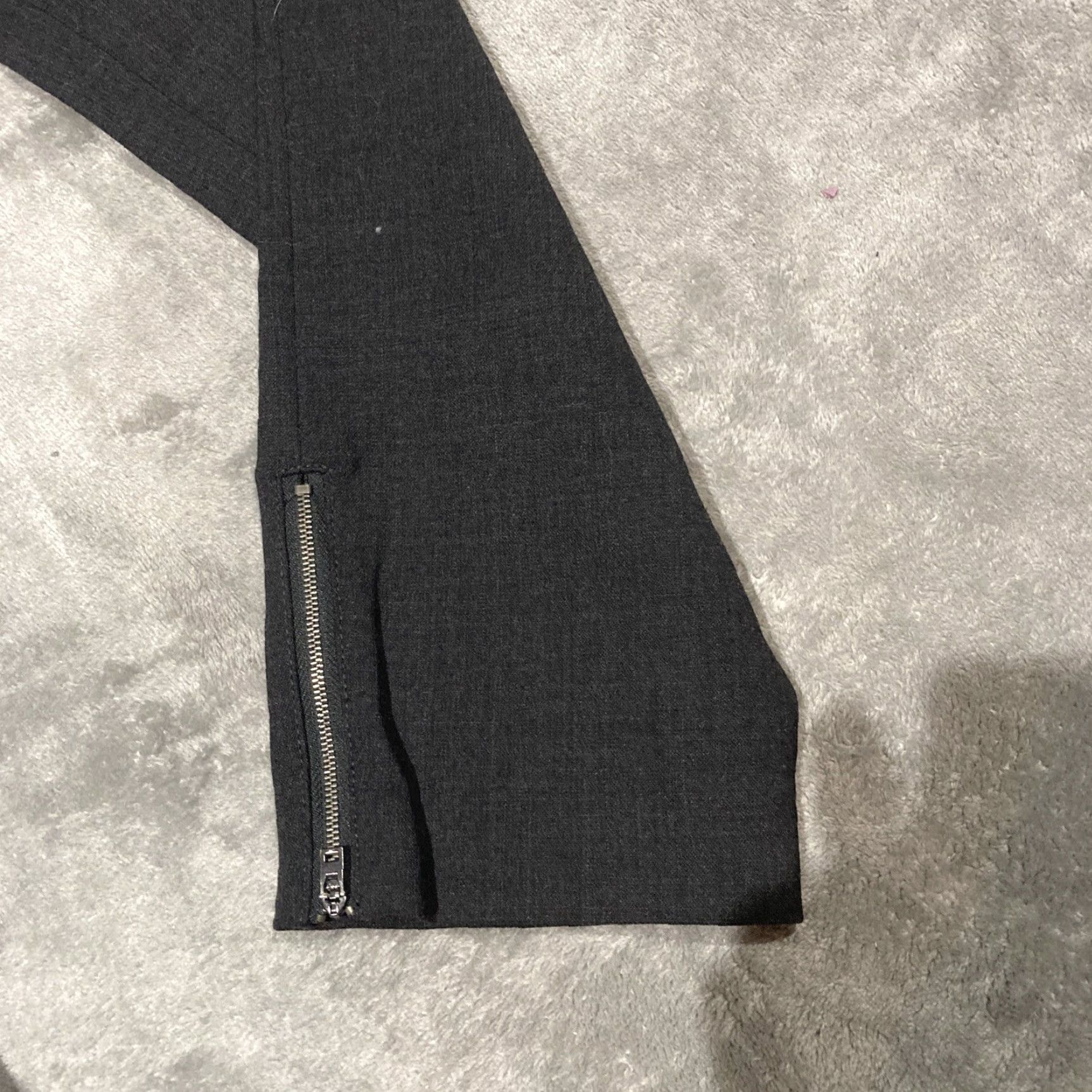 J.Crew J.Crew Pants Women 4 Gray Stretch City Fit Chino Dress Wool Blend Classic Core Regular Size 27" / US 4 / IT 40 - 5 Thumbnail