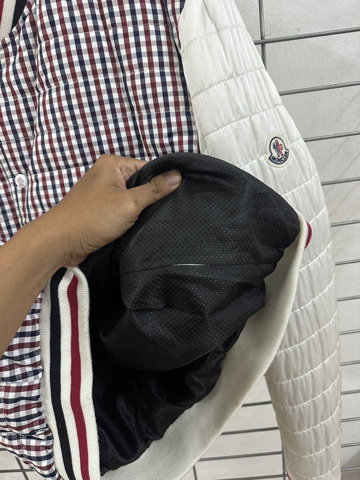 Other Parody Moncler Gingham Bomber Jacket Size US M / EU 48-50 / 2 - 10 Thumbnail