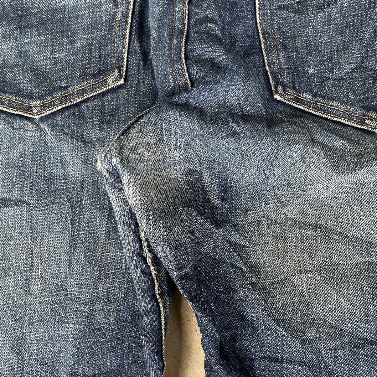 A.P.C. A.P.C. Selvedge Japan Raw Denim Indigo Distressed Jeans APC Size US 36 / EU 52 - 23 Thumbnail