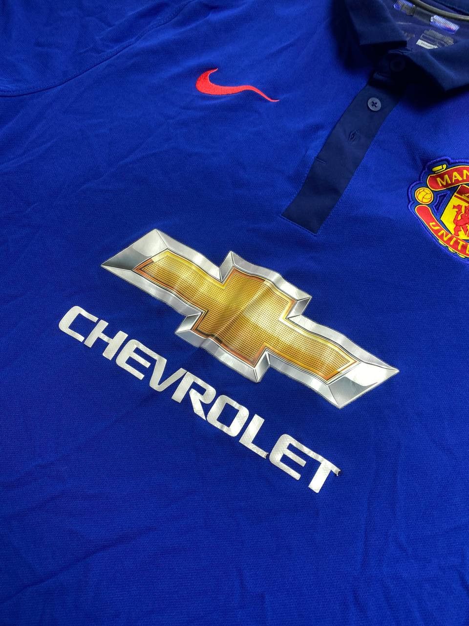 Nike × Vintage Vintage Nike Manchester United Away Kit Jersey Size US L / EU 52-54 / 3 - 17 Thumbnail