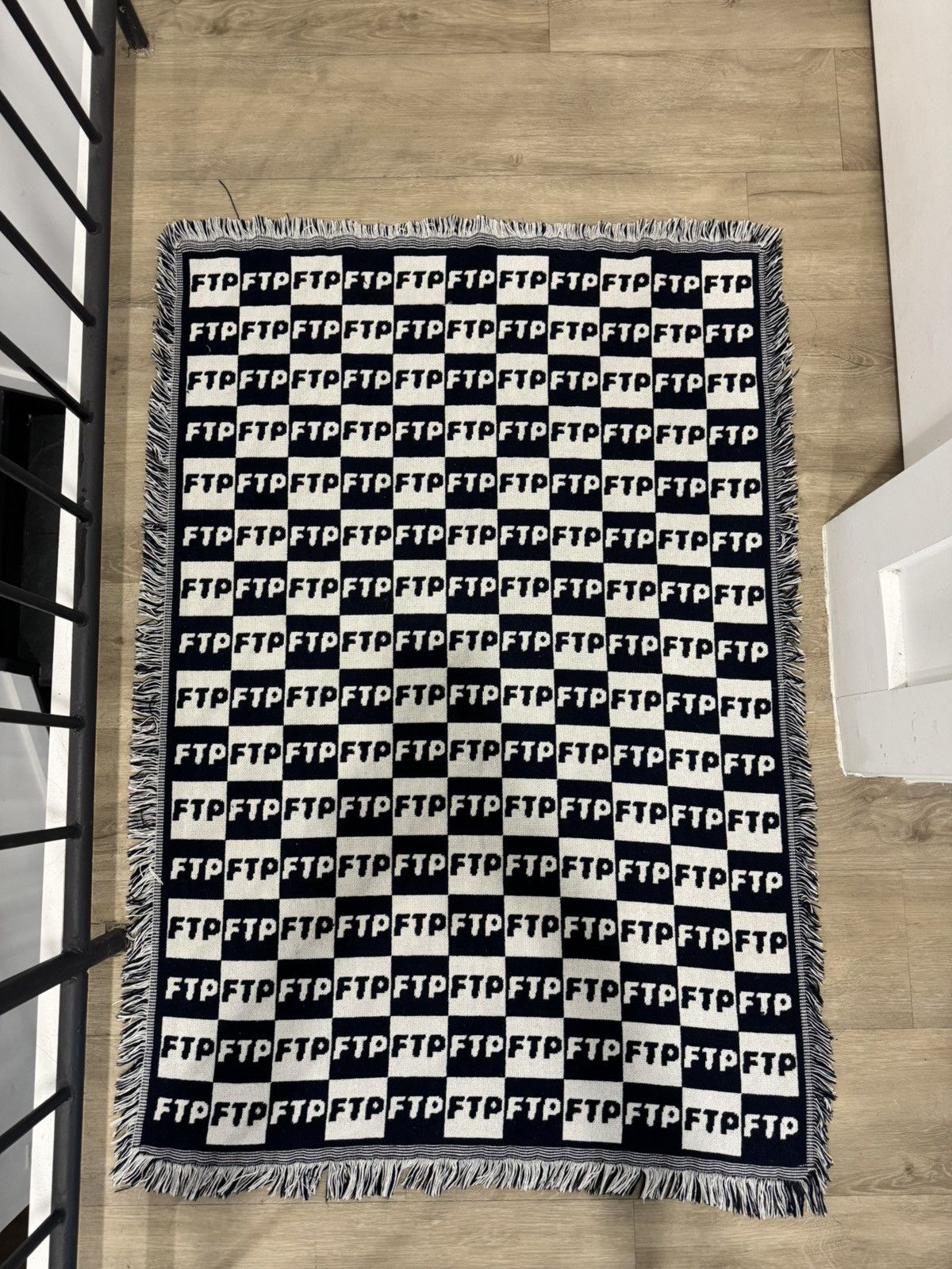 Fuck The Population FTP CHECKERED BLANKET OS Size ONE SIZE - 1 Thumbnail