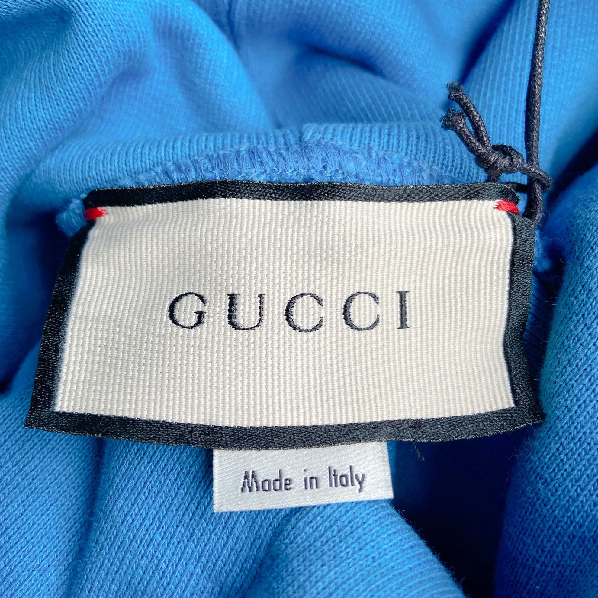 Gucci Gucci Blue Hoodie M with Tags Size US M / EU 48-50 / 2 - 7 Thumbnail