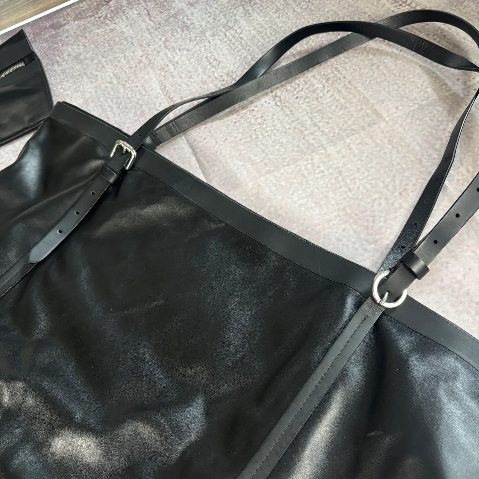 Maison Margiela Maison Margiela calf leather tote bag with pouch Size ONE SIZE - 5 Thumbnail