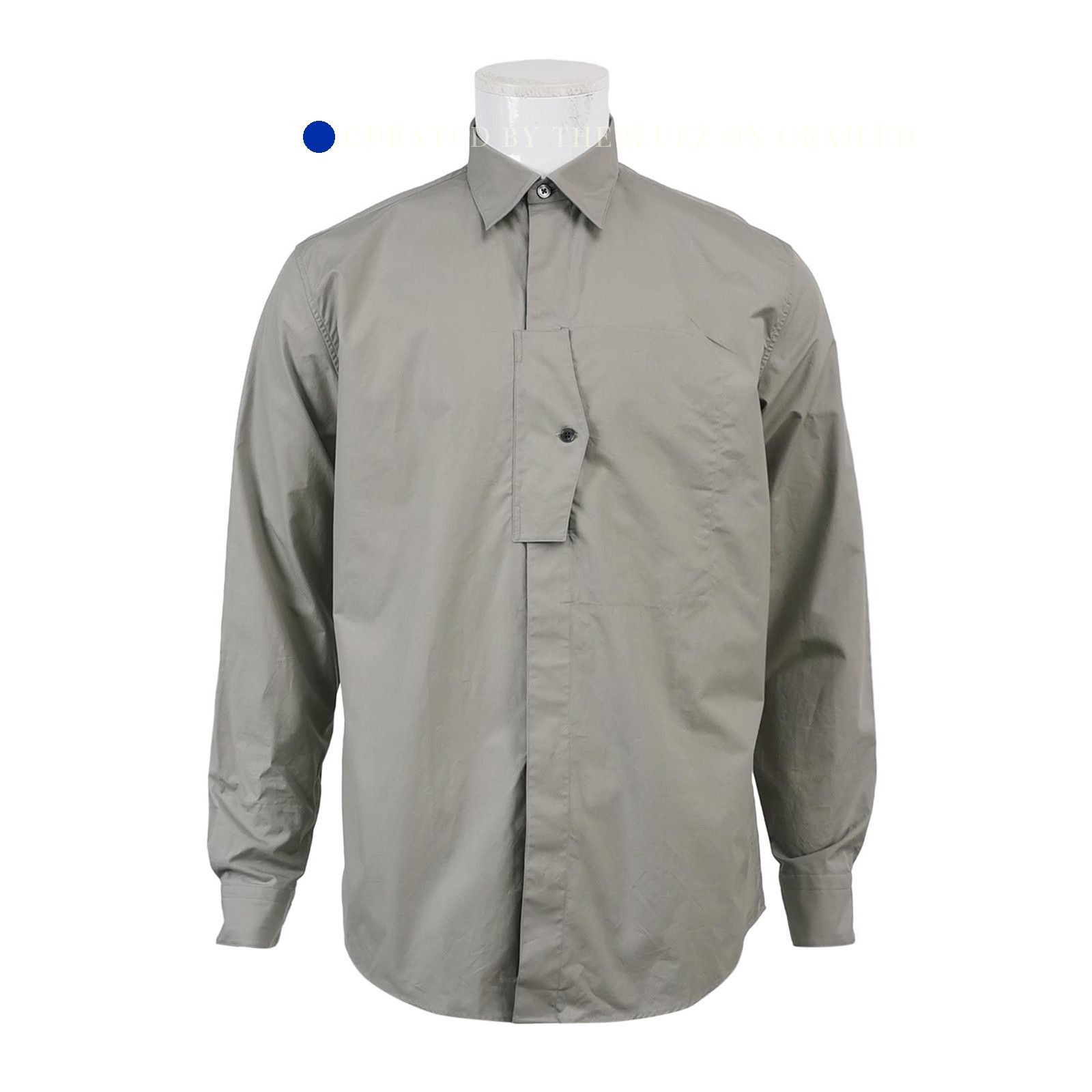 Hermes Classic Cotton Button-Up Shirt in Beige Size US M / EU 48-50 / 2 - 1 Thumbnail