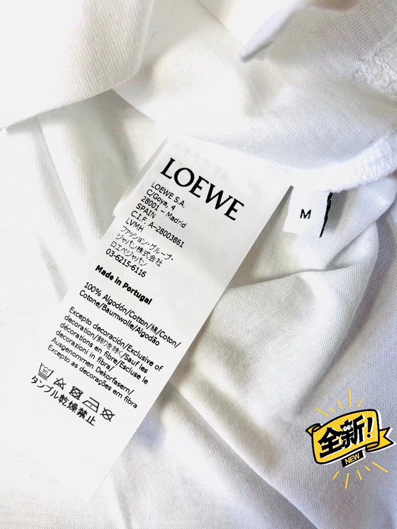 Loewe LOEWE White round neck shirt Size M / US 6-8 / IT 42-44 - 5 Thumbnail