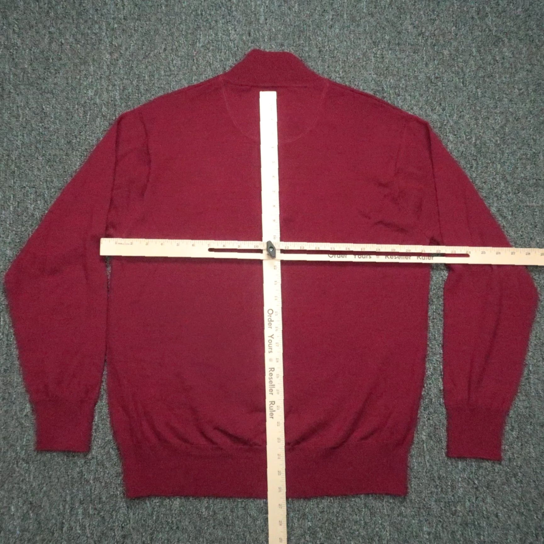Orvis Orvis Sweater Mens Medium Red Merino Wool Pullover 1/4 Zip Size US M / EU 48-50 / 2 - 6 Thumbnail