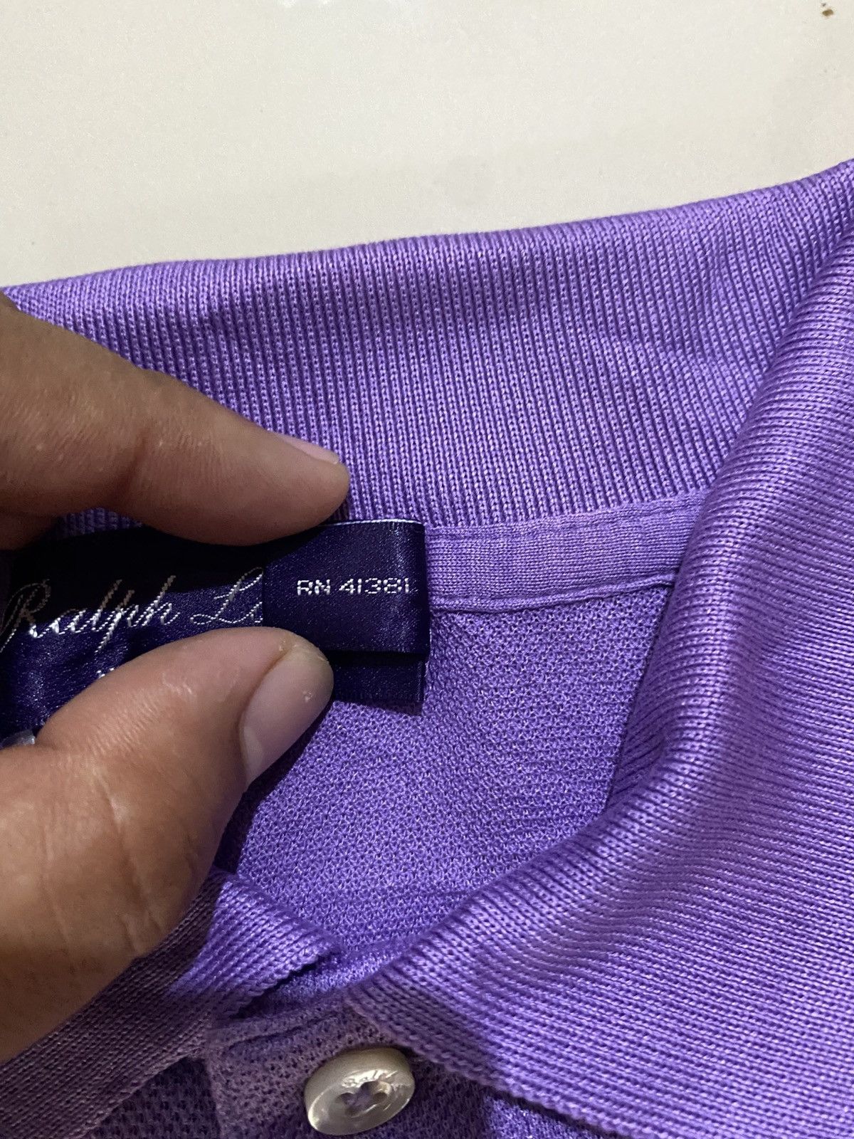 Ralph Lauren Ralph Lauren Purple Label Cotton Piqué Polo Shirt. Size US L / EU 52-54 / 3 - 4 Thumbnail