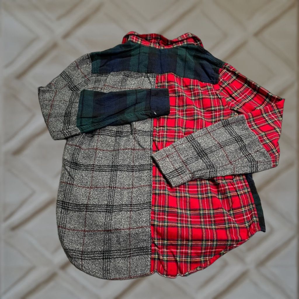 Urban Outfitters Urban Outfitters Shirt Flannel Mens Medium Multi Plaid Cotton Long Sleeve Casual Size M / US 6-8 / IT 42-44 - 1 Thumbnail