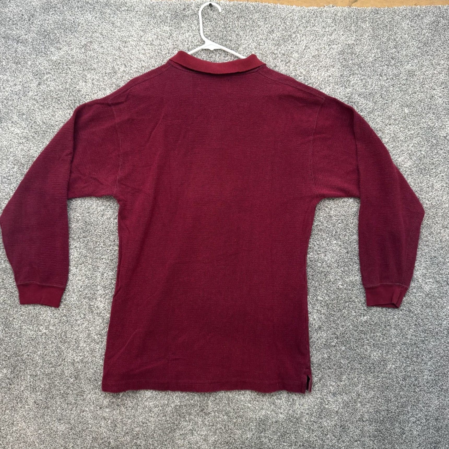 Vintage Nino Cerruti Sport Sweater Mens Medium Red Long Sleeve Pullover Casual Classic Polo Size US M / EU 48-50 / 2 - 7 Thumbnail