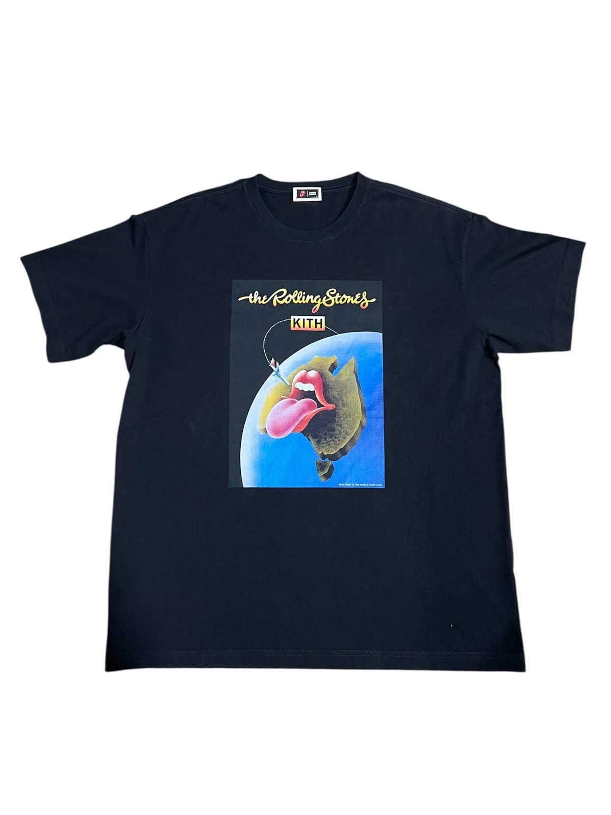 Kith Kith The Rolling Stones Australia 1973 Poster Tee Black Size US L / EU 52-54 / 3 - 1 Thumbnail