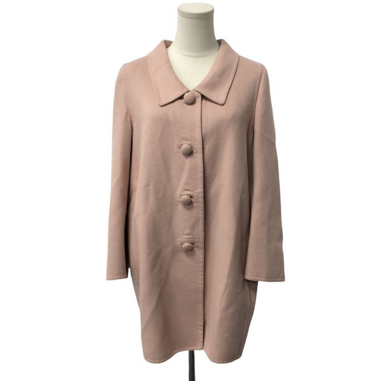 Prada Prada Pink Wool Angora Coat Size 38 Size XS / US 0-2 / IT 36-38 - 1 Thumbnail