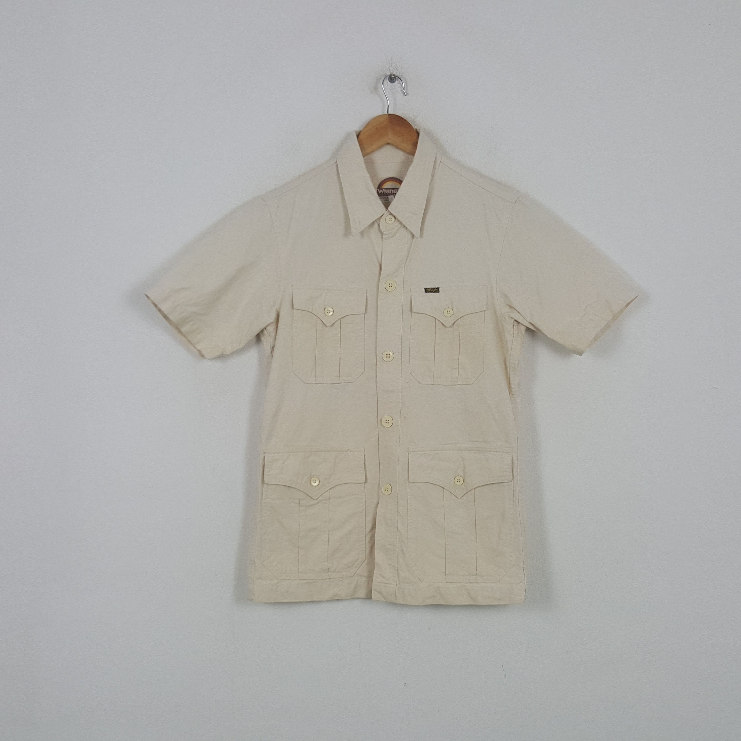 Wrangler Vintage Wrangler Japanese Work Shirt Button Up RR14 Size US M / EU 48-50 / 2 - 1 Thumbnail