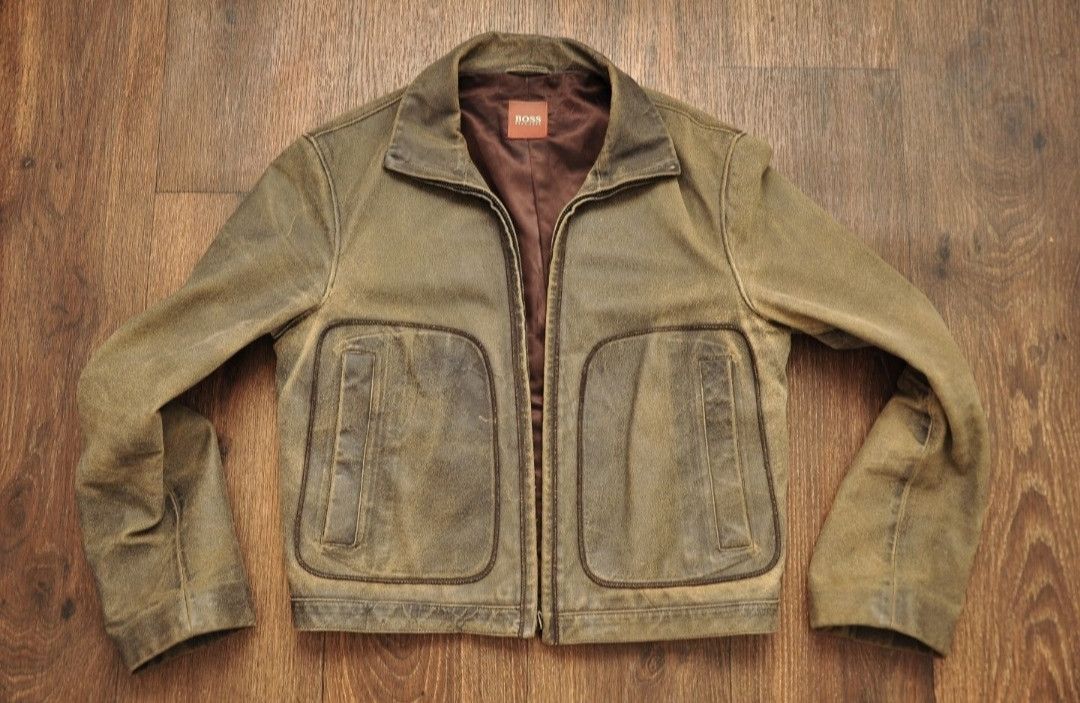 Hugo Boss Hugo Boss Leather jacket Size US M / EU 48-50 / 2 - 1 Thumbnail