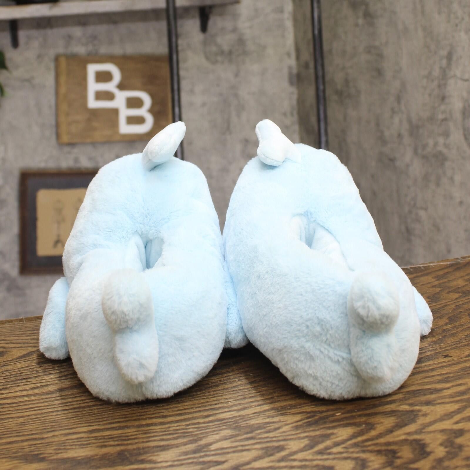 Other Cat & Jack Whale Character Slippers 92541968 Blue Xl (6-7) Size US 6 / EU 39 - 4 Thumbnail