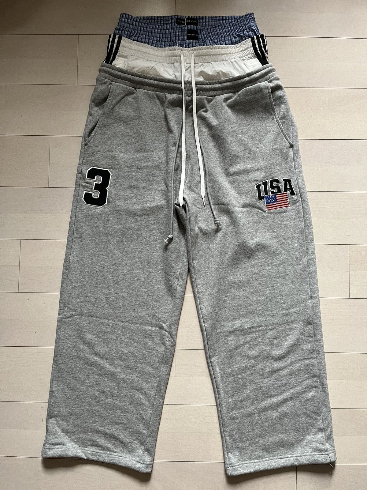 PROJECT G/R プロジェクト ジーアール SS25 3 LAYERED SWEAT
