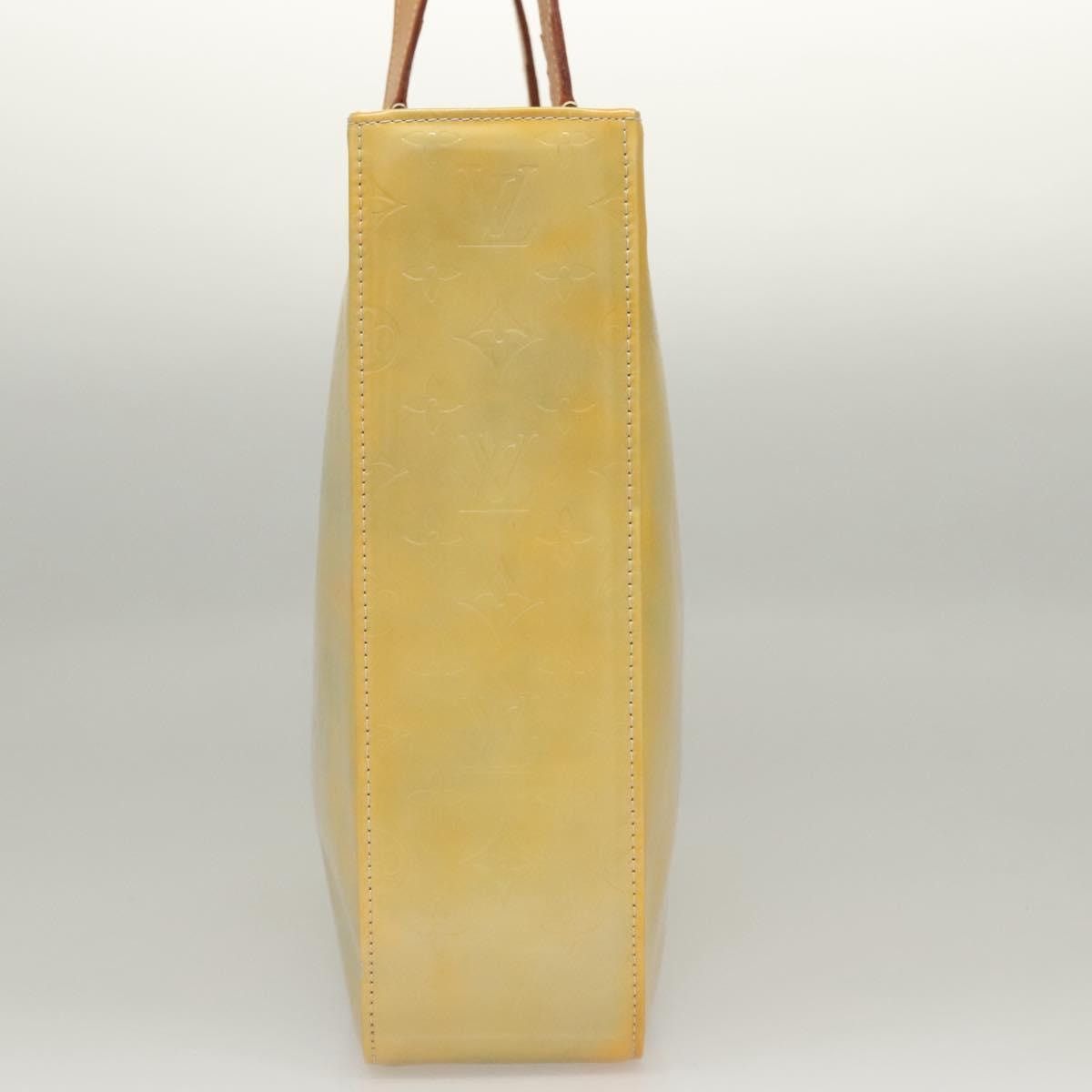 Louis Vuitton LOUIS VUITTON Monogram Vernis Columbus Tote Bag Gris M91028 Size ONE SIZE - 4 Thumbnail