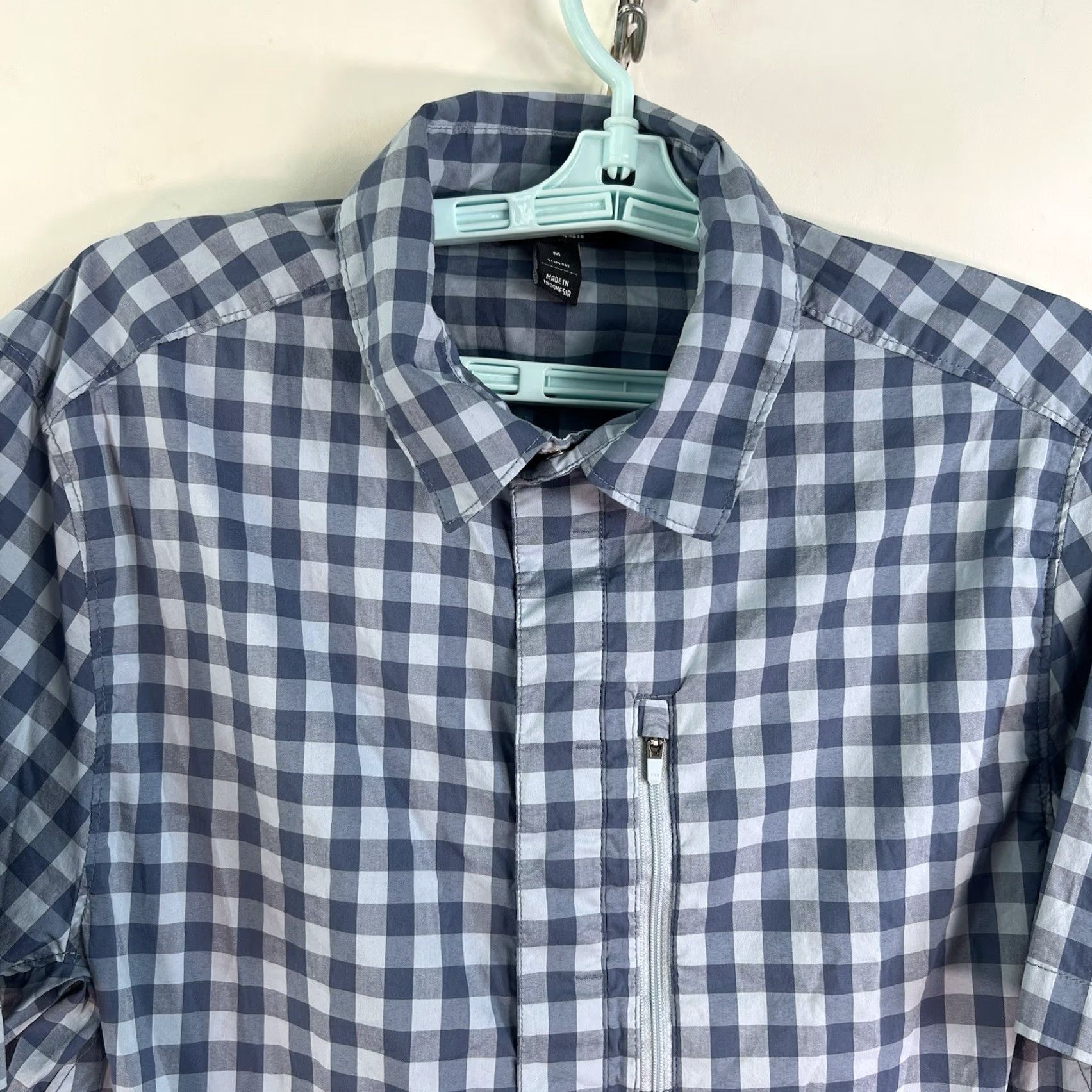 Vintage DULUTH Trading Alaskan Hard Gear Check Shirt Men’s M Blue Short Sleeve Button-Up Casual 40 in Chest Regular Fit 3-Pocket Outdoor 90s-Theme Size US M / EU 48-50 / 2 - 4 Thumbnail