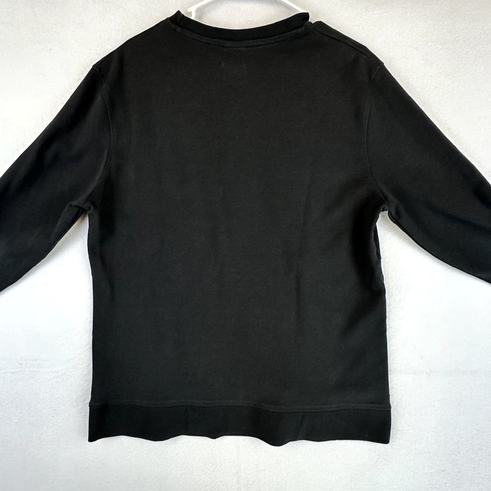 Logo 7 Tesla Sweater Mens Large Black Crewneck Pullover Logo Long Sleeve Casual Top Size US M / EU 48-50 / 2 - 6 Thumbnail
