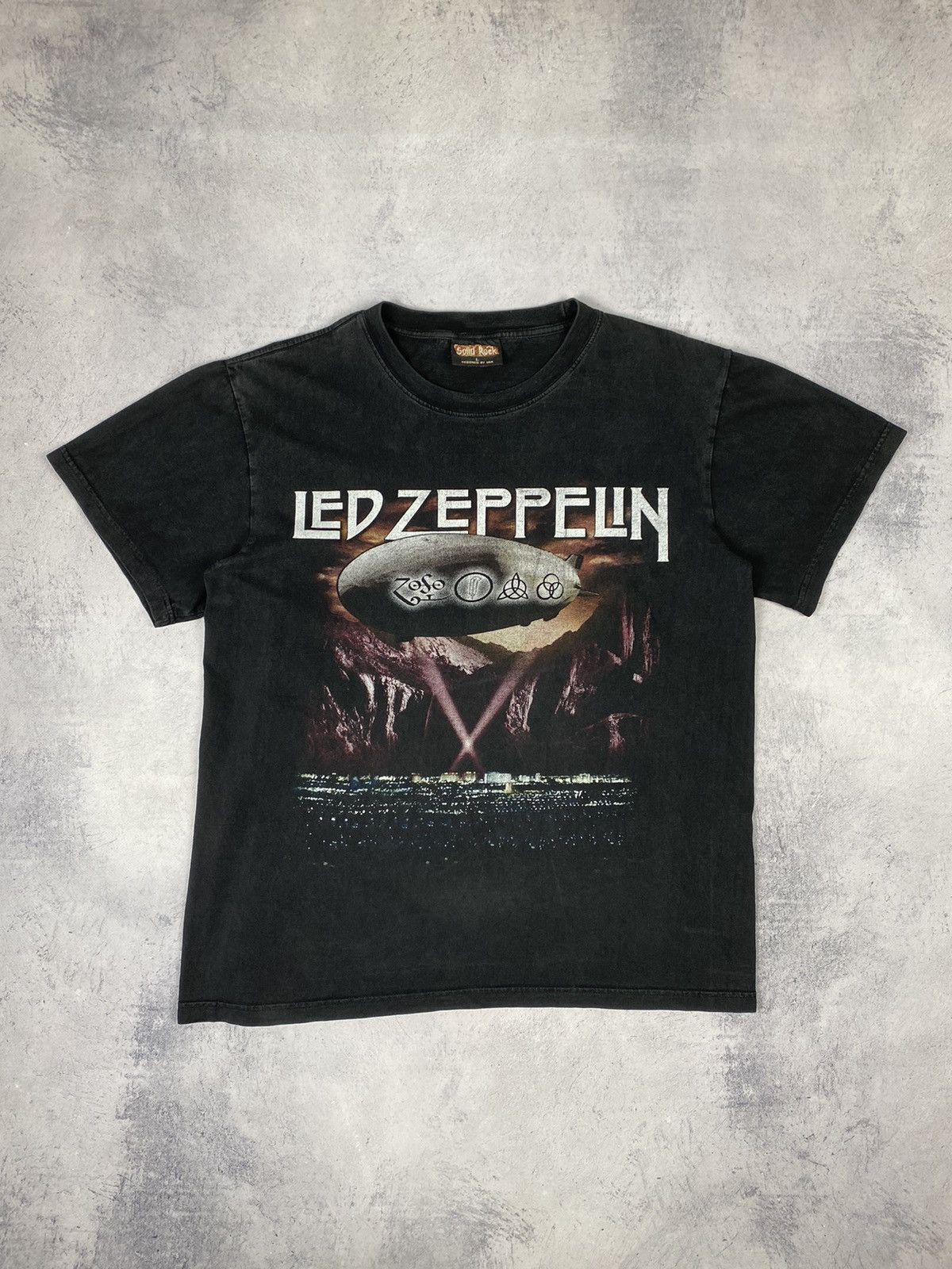 Vintage Vintage 90s Led Zeppelin Zoso Winterland Tee Size US L / EU 52-54 / 3 - 2 Thumbnail