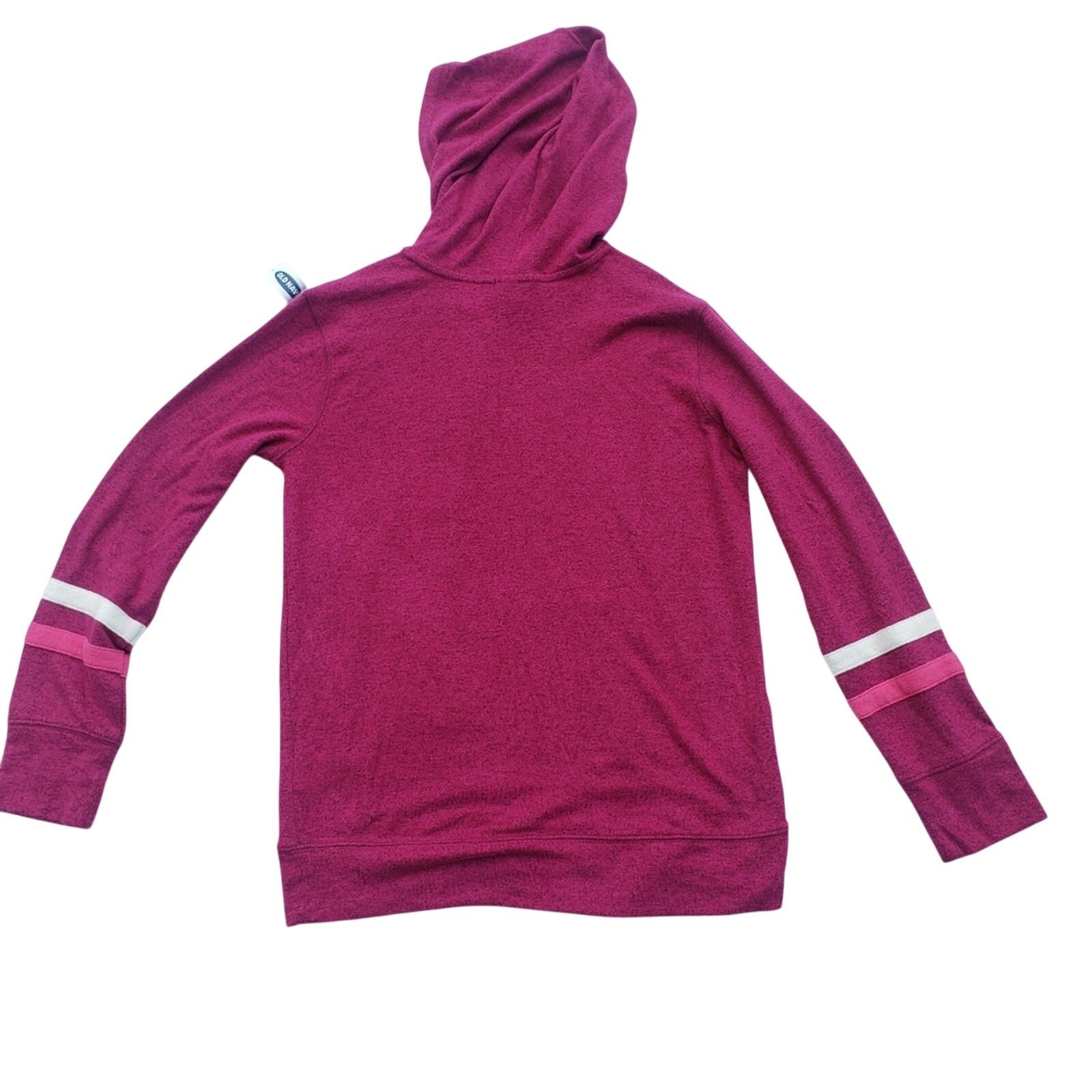 Old Navy New Old Navy Girls XL (14) Arm Stripe Long Sleeve Hoodie Size XL / US 12-14 / IT 48-50 - 2 Thumbnail