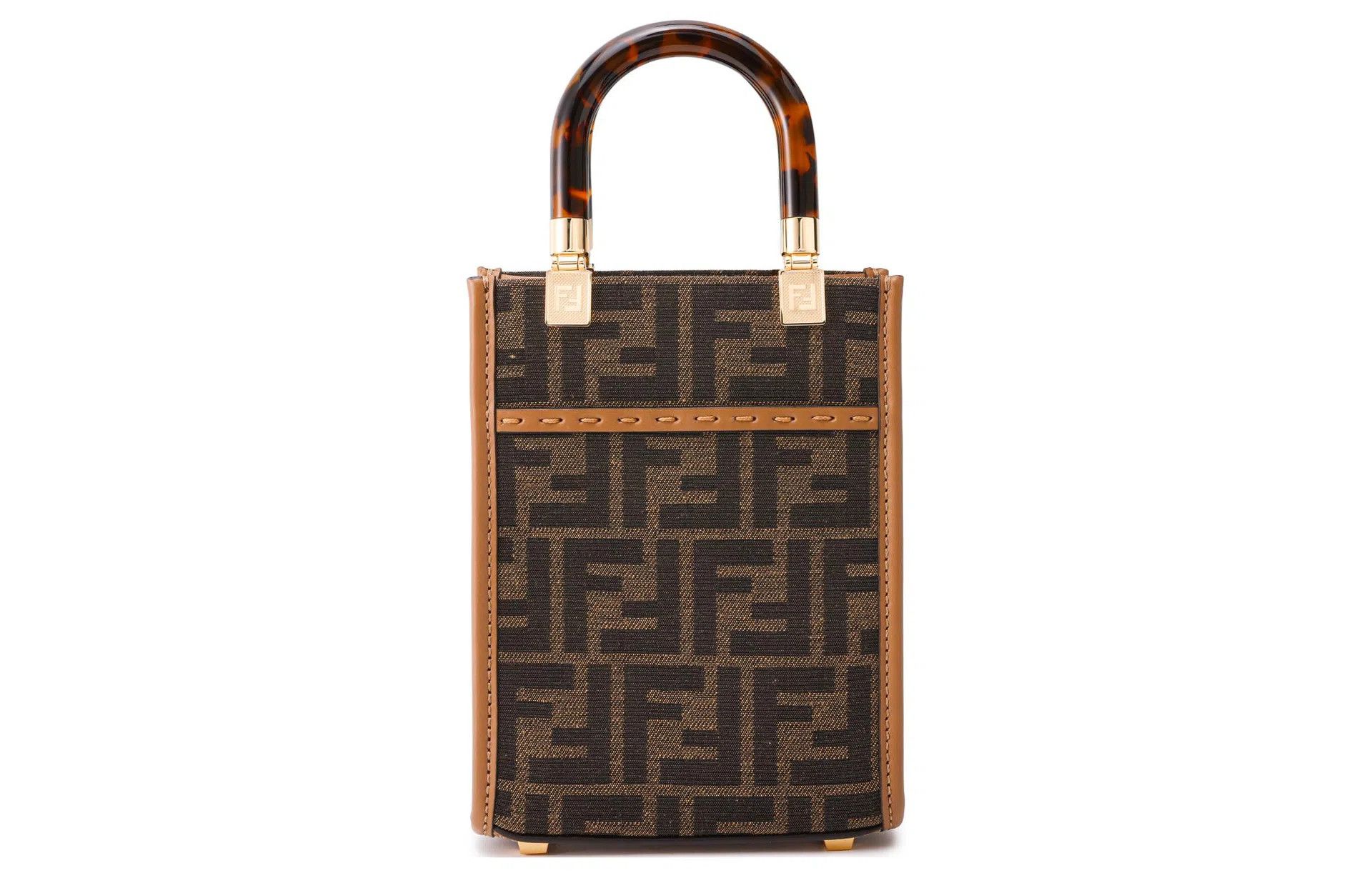 Fendi o1s1wg110326 Size: OS/Mini Shunshine Shopper in Brown Size ONE SIZE - 1 Thumbnail