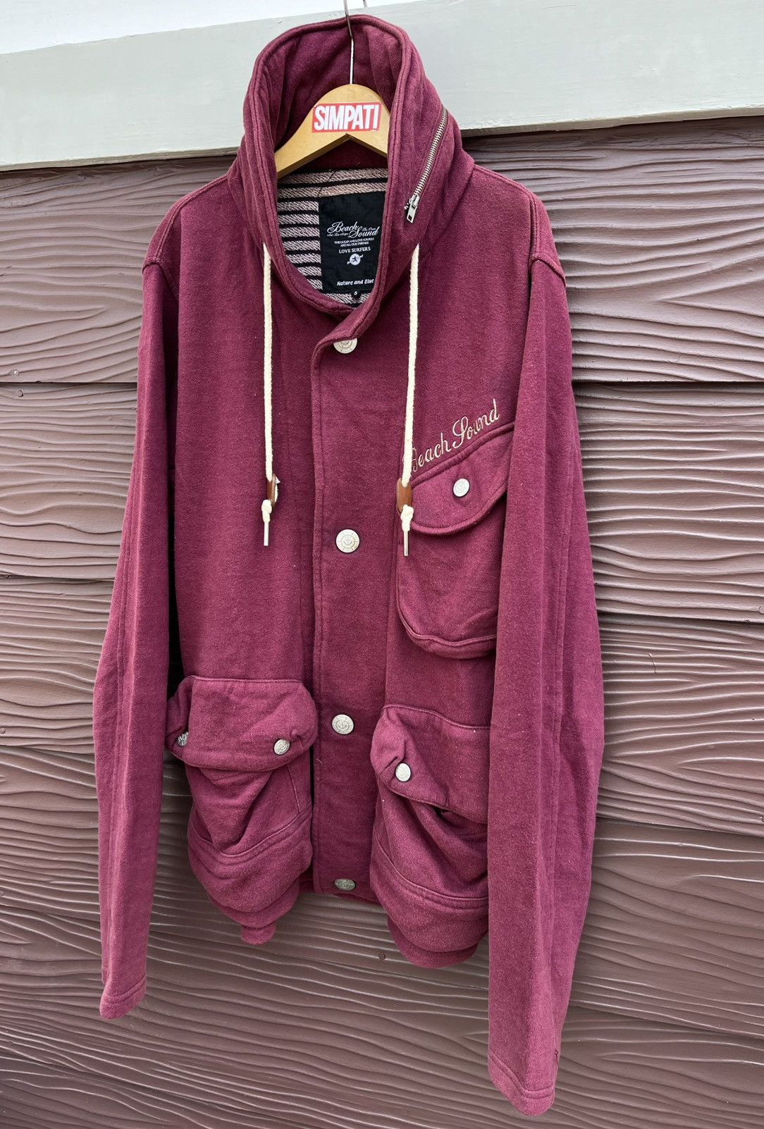 Japanese Brand Japanese Beach Sound Multi Pocket Hod Jacket Size US S / EU 44-46 / 1 - 2 Thumbnail