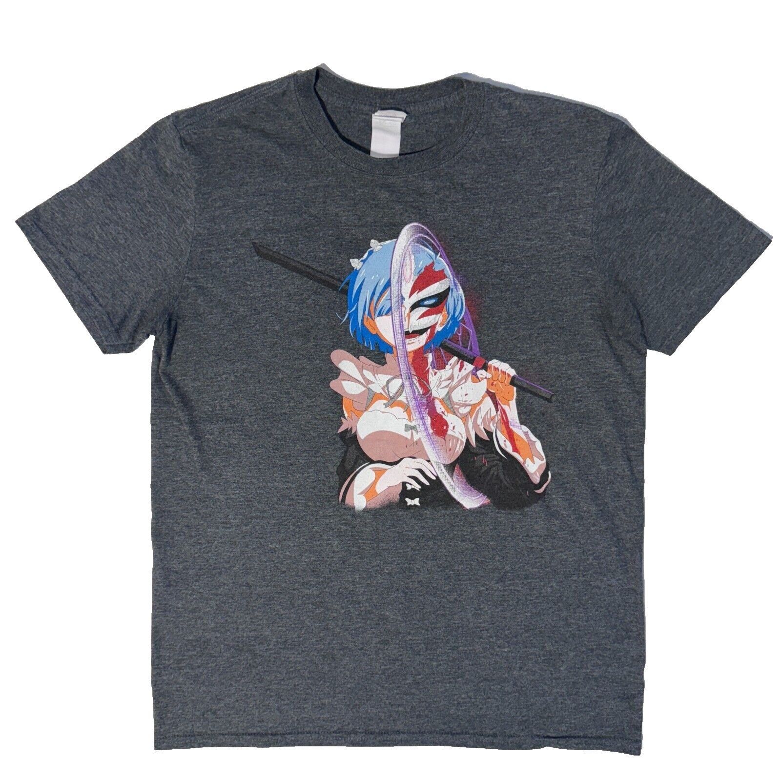 Gildan Re: zero Rem and Blech Ichigo Hollow Anime Manga Tshirt - M Size US M / EU 48-50 / 2 - 1 Thumbnail