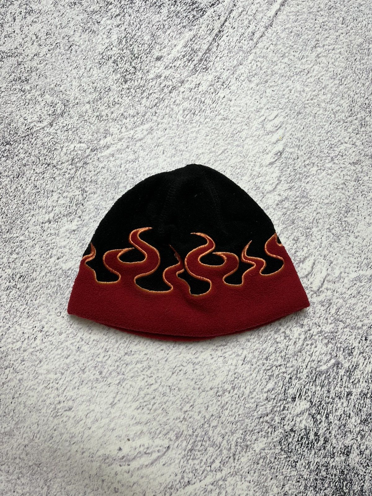 Japanese Brand 🔥FlameFire Fleece Hat Y2K Hellfire Skate Sk8 Beanie Knitted Size ONE SIZE - 1 Thumbnail
