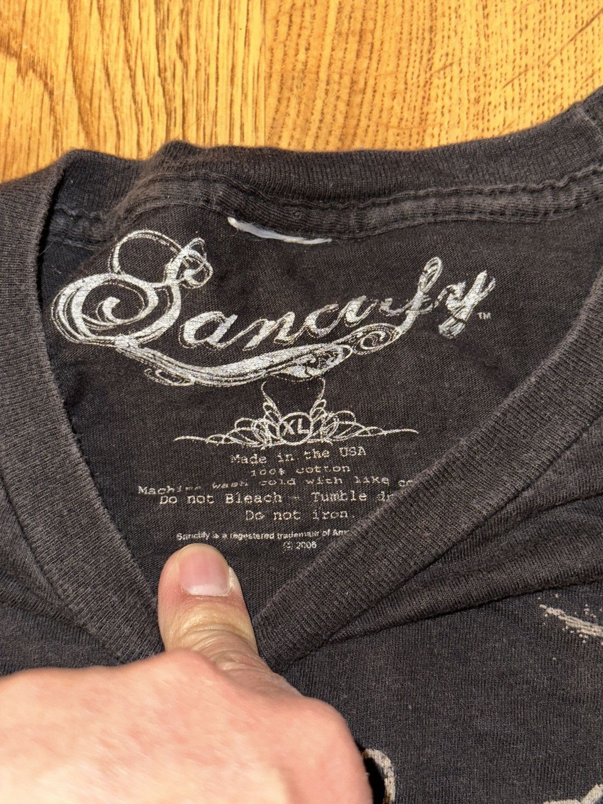 Affliction Y2K Affliction Style SANCTIFY “Death Pestilence Famine War” Size US XL / EU 56 / 4 - 4 Thumbnail