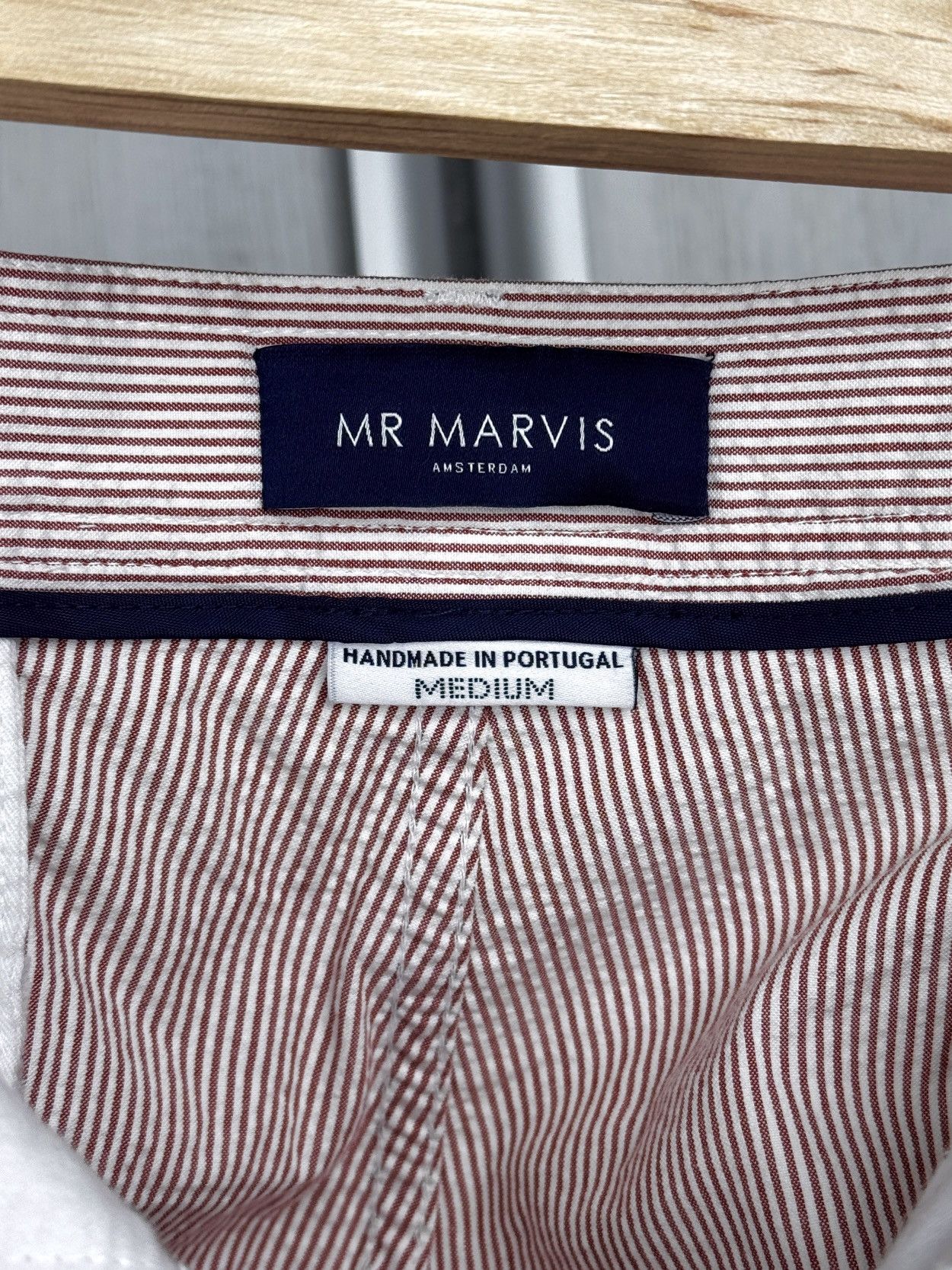Other Mr. Marvis red striped The Decks cotton shorts size M Size US 32 / EU 48 - 13 Thumbnail