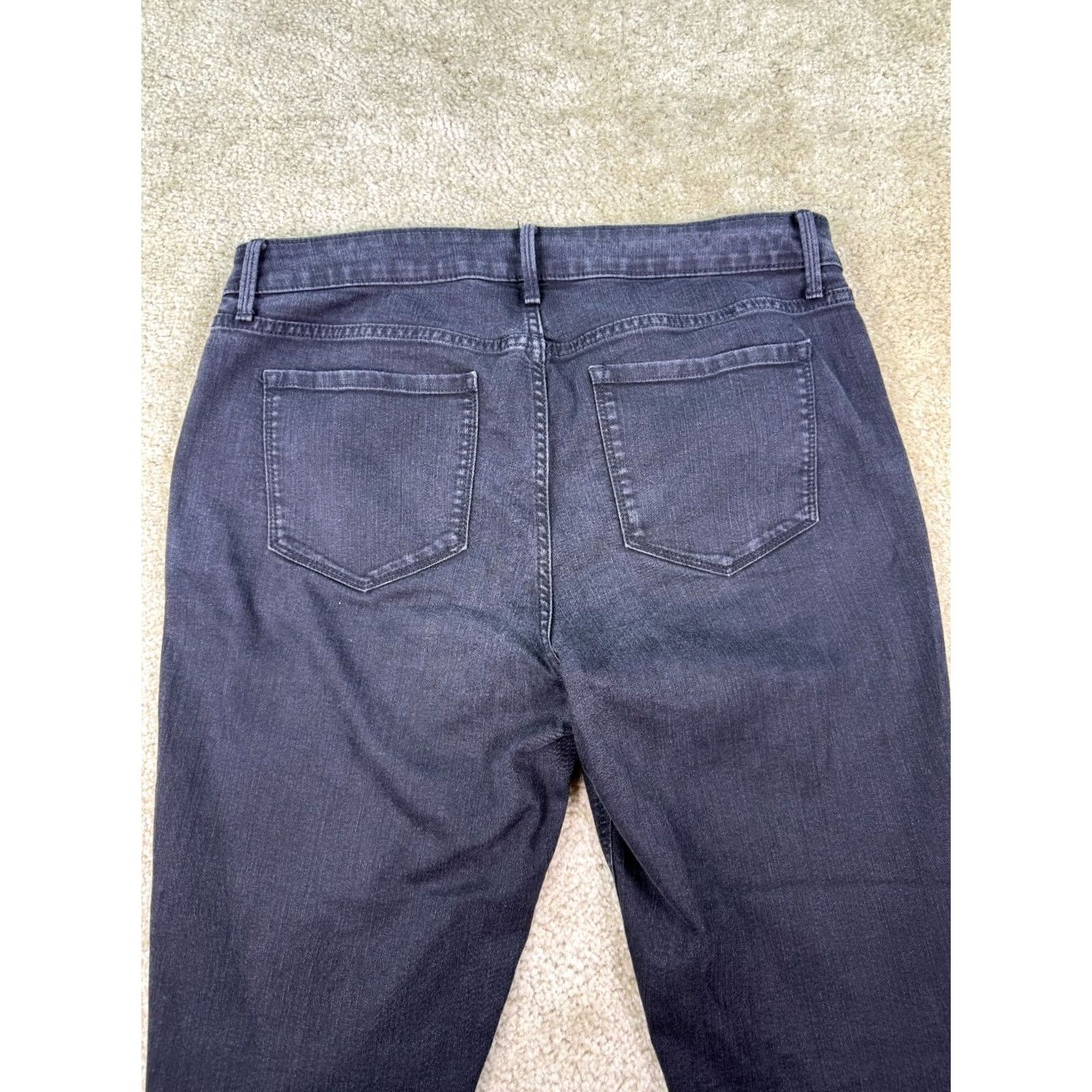 Old Navy Old Navy Jeans Womens Black Rockstar Super Skinny Grunge Punk 14 Size 36" / US 14 / IT 50 - 4 Thumbnail