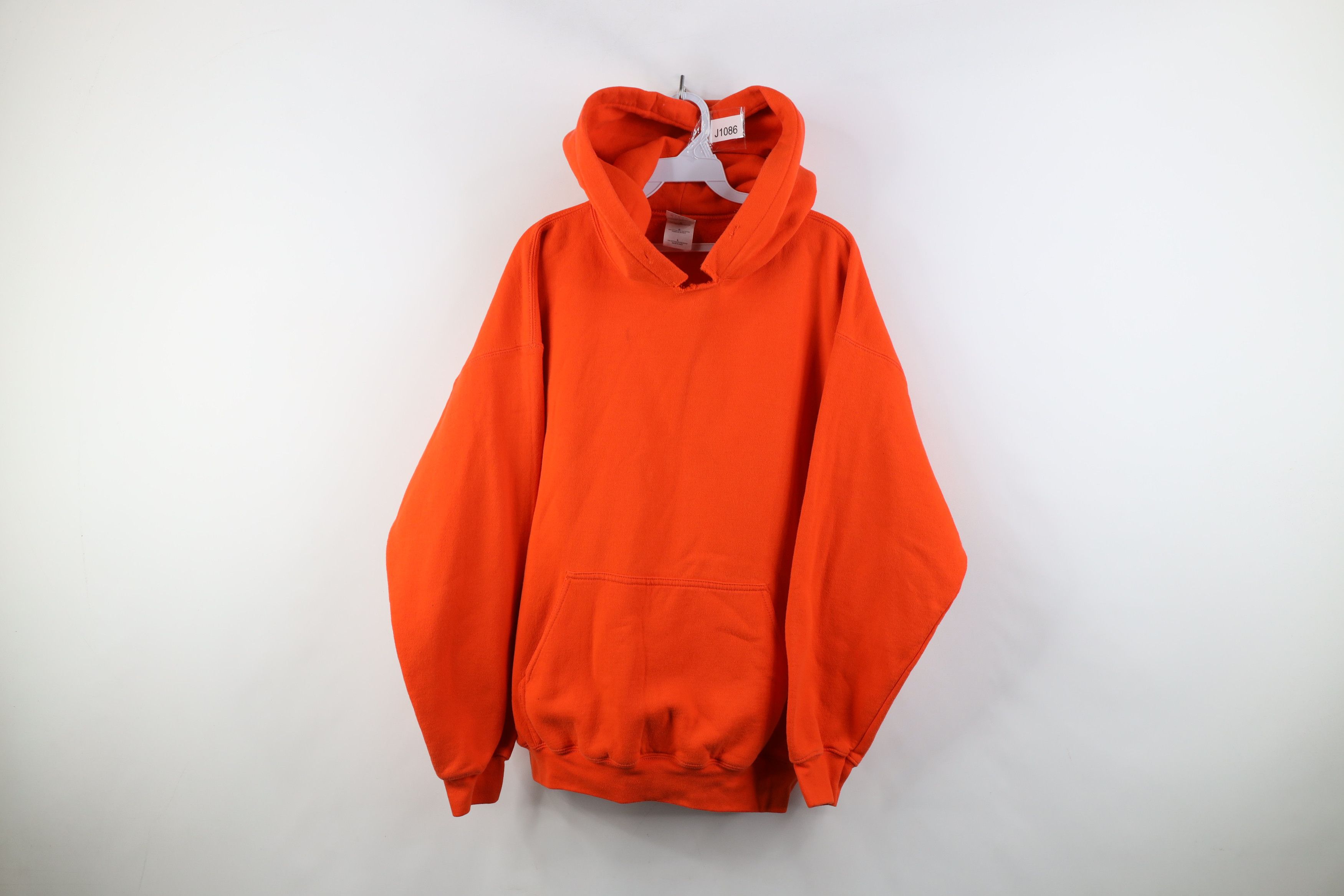 Vintage Vintage 90s Y2K Streetwear Heavyweight Hoodie Sweatshirt Size US L / EU 52-54 / 3 - 1 Thumbnail