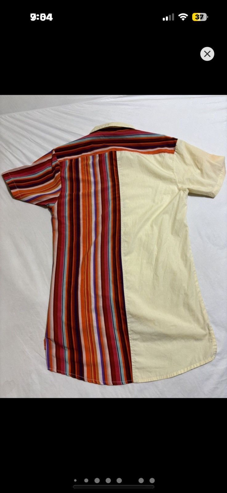 Vintage ***FINAL DROP***RARE 90s COLOUR BLOCK BUTTON UP S-M Size US M / EU 48-50 / 2 - 12 Thumbnail