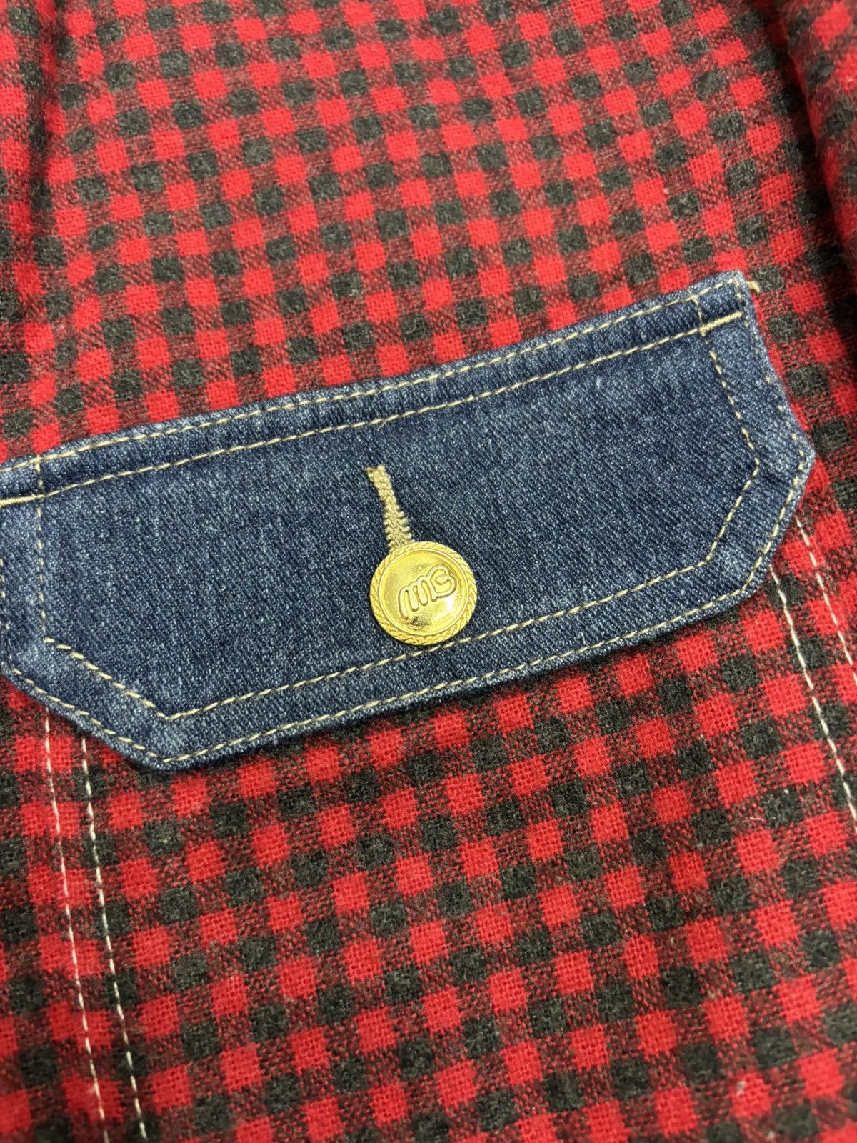 Issey Miyake × mercibeaucoup ISSEY MIYAKE CAULIFLOWER MERCIBEAUCOUP WOOL DENIM SHIRT Size US M / EU 48-50 / 2 - 11 Thumbnail