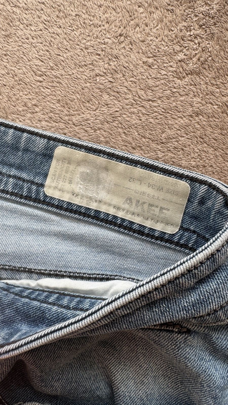 If Six Was Nine Diesel Akee Ripped Washed Straight Jeans LGB hedi slimane Size US 34 / EU 50 - 5 Thumbnail