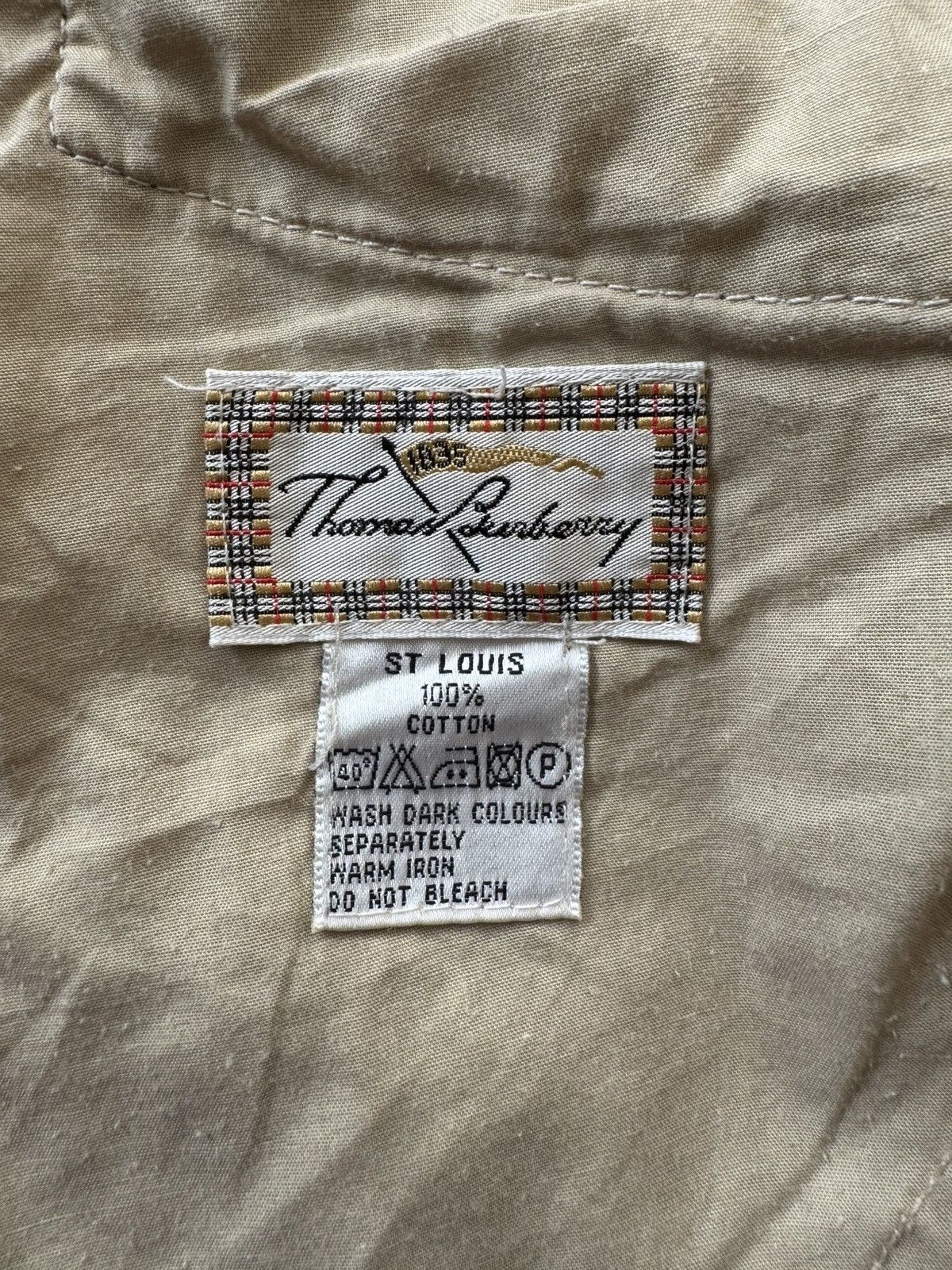 Burberry × Vintage Vintage Thomas Burberry Denim Pants Size US 32 / EU 48 - 6 Thumbnail