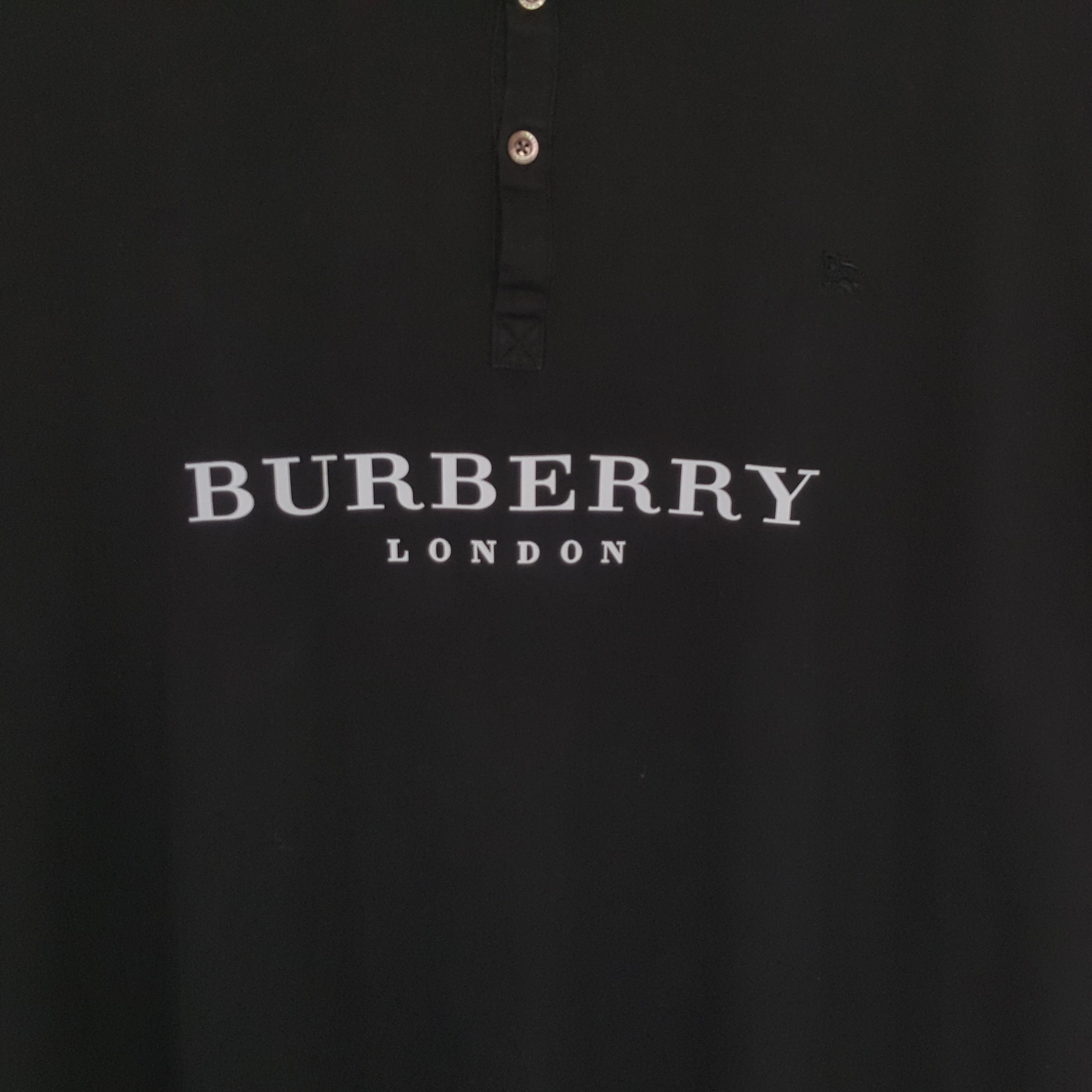 Burberry × Vintage BURBERRY LONDON Fashion Brand Custom Art Tshirt C285N9 Size US XL / EU 56 / 4 - 2 Thumbnail