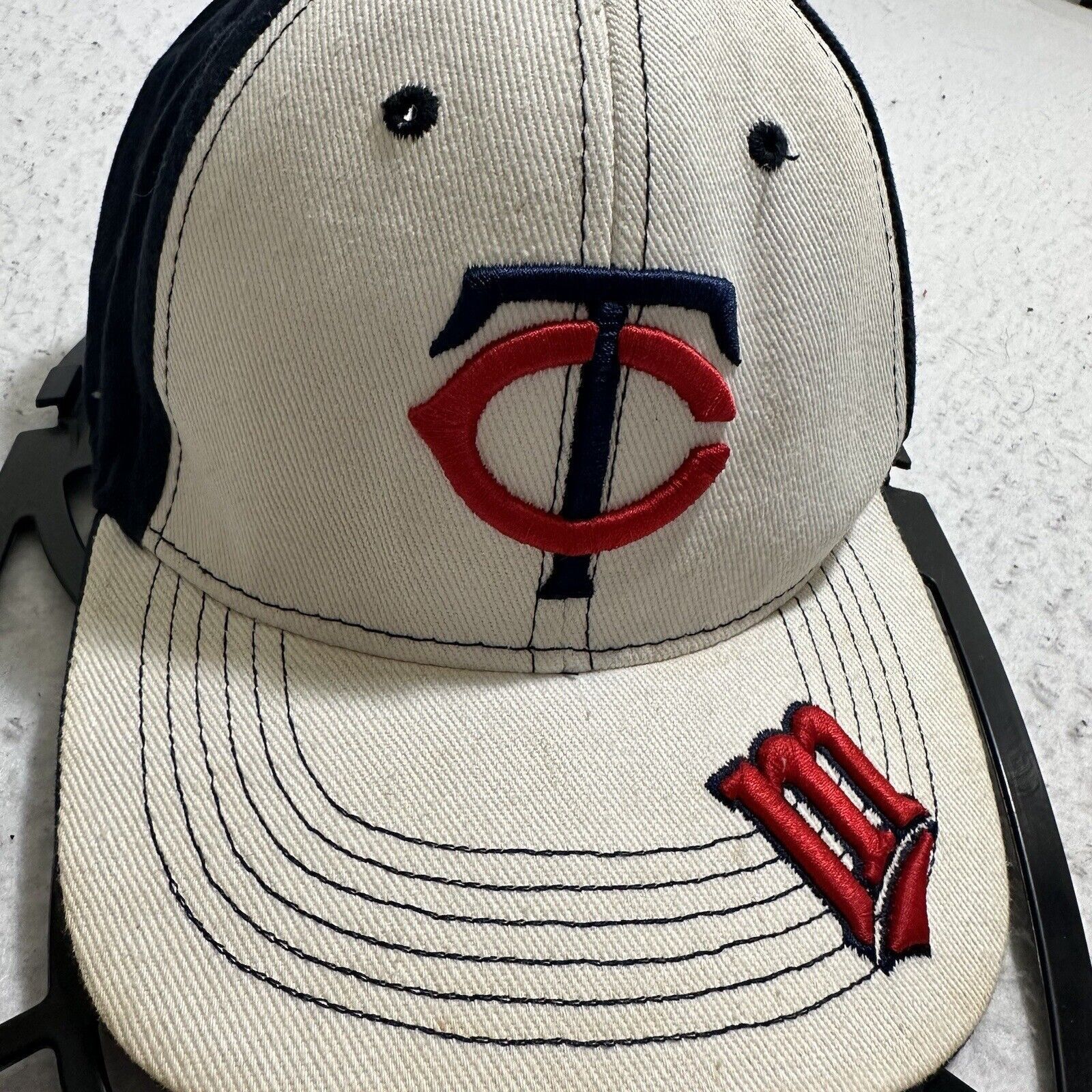 MLB MLB Minnesota Twins Baseball Cap Embroidered Hat Size ONE SIZE - 3 Thumbnail