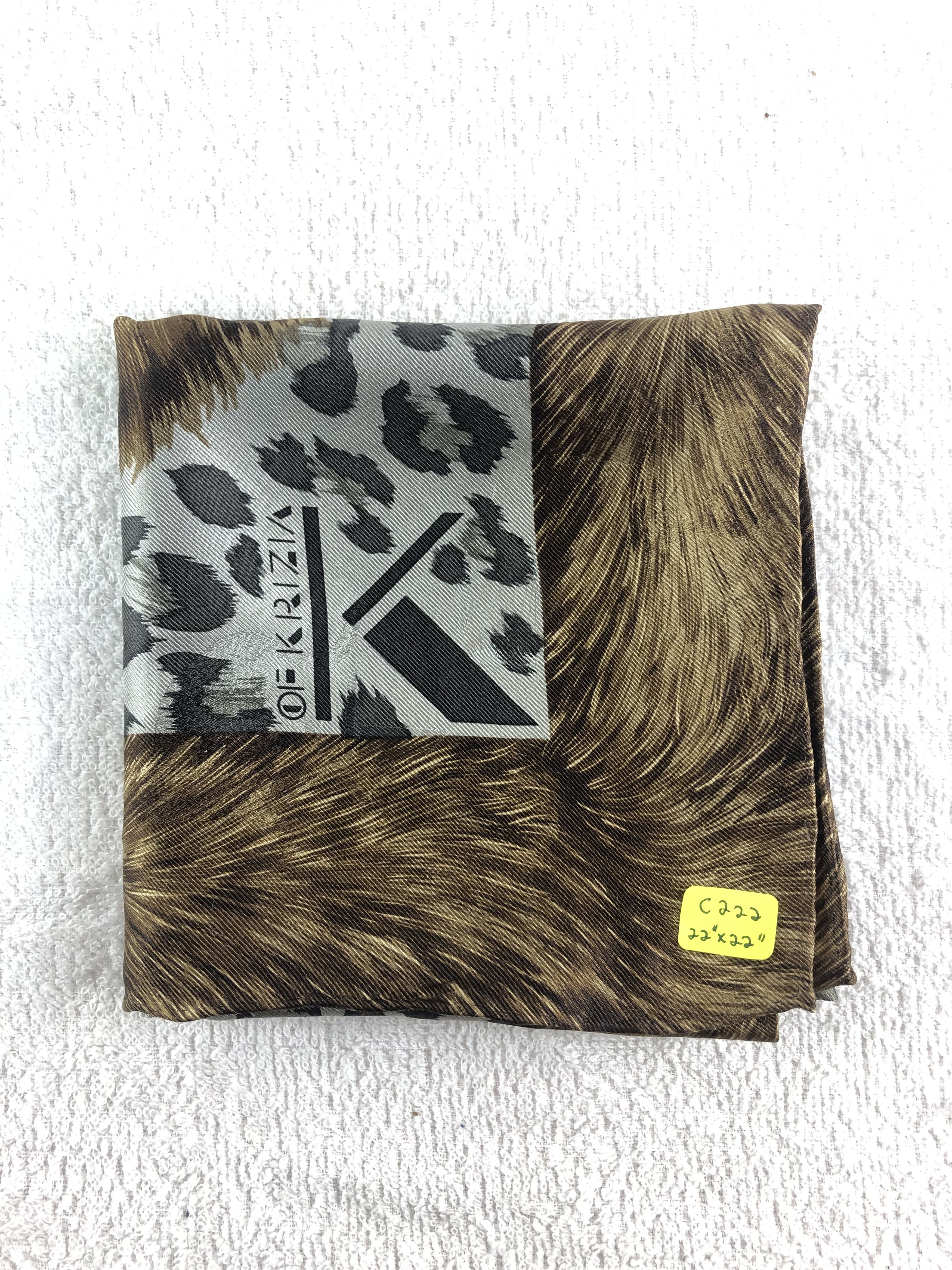 Krizia Uomo Krizia Uomo Silk Handkerchief / Bandana / Neckerchief C222 Size ONE SIZE - 7 Thumbnail