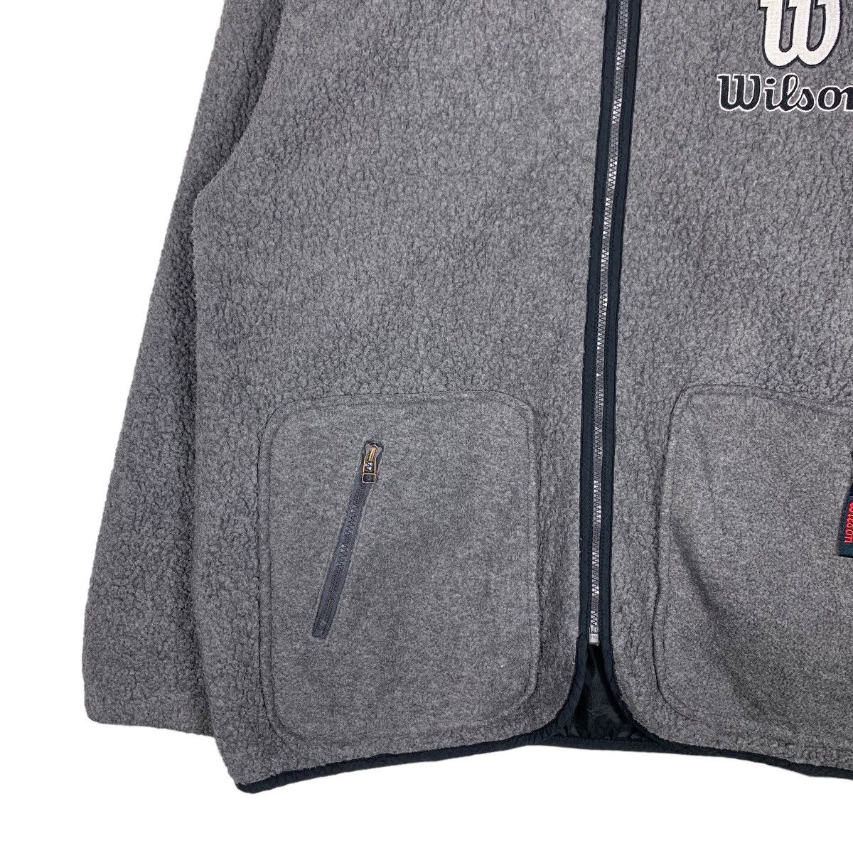 Wilson WILSON Embroidery Big Logo Deep Pile Fleece Jacket #1012-C45 Size US L / EU 52-54 / 3 - 3 Thumbnail