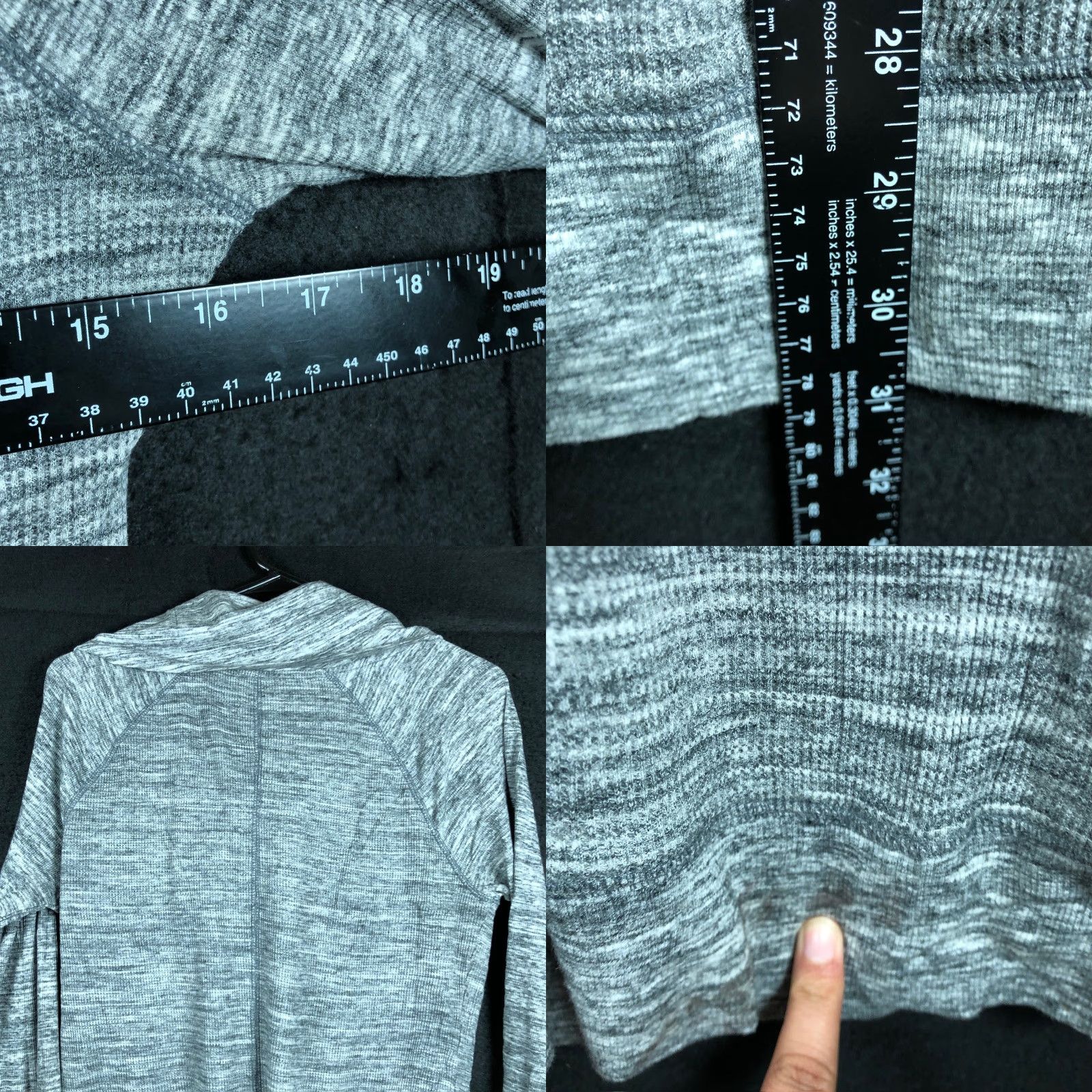 Eddie Bauer Eddie Bauer Womens Sweater Gray Cowl Neck Long Sleeve Tunic Medium Size M / US 6-8 / IT 42-44 - 8 Thumbnail