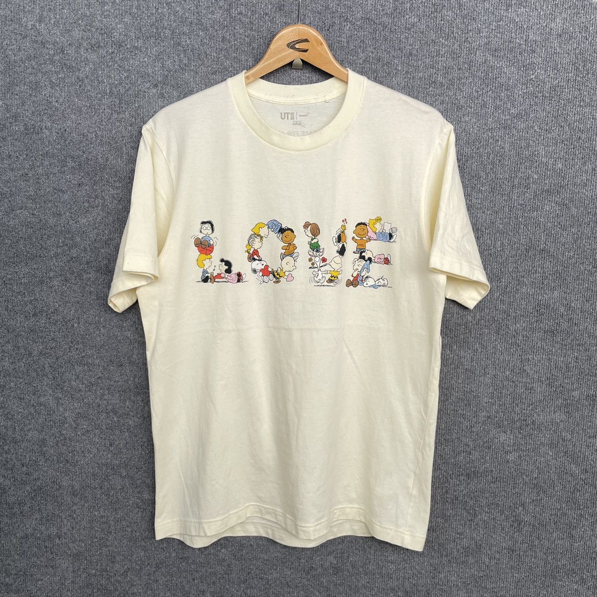 Japanese Brand × Peanuts Peanuts Snoopy Peace For All Collabration T Shirt Size US L / EU 52-54 / 3 - 1 Thumbnail