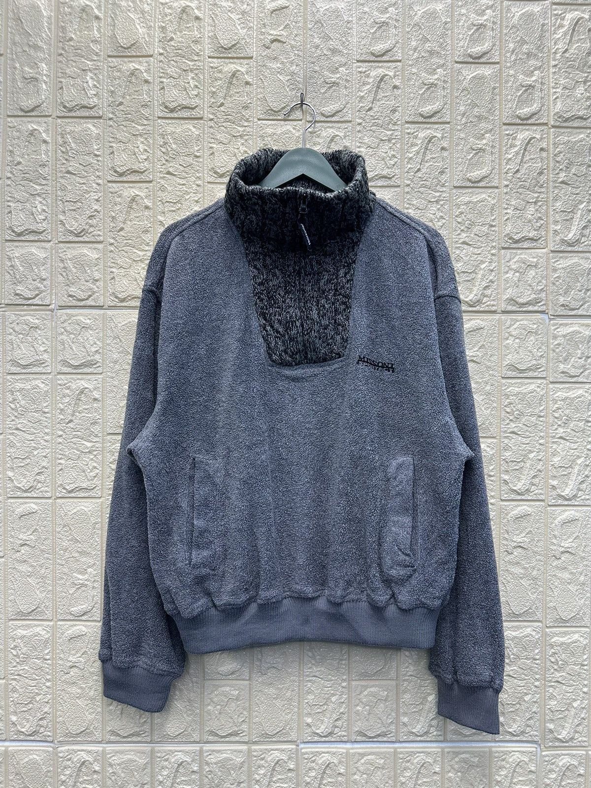Missoni Missoni Sportact Fleece Fullneck Sweatshirt MJ137 Size US M / EU 48-50 / 2 - 1 Thumbnail